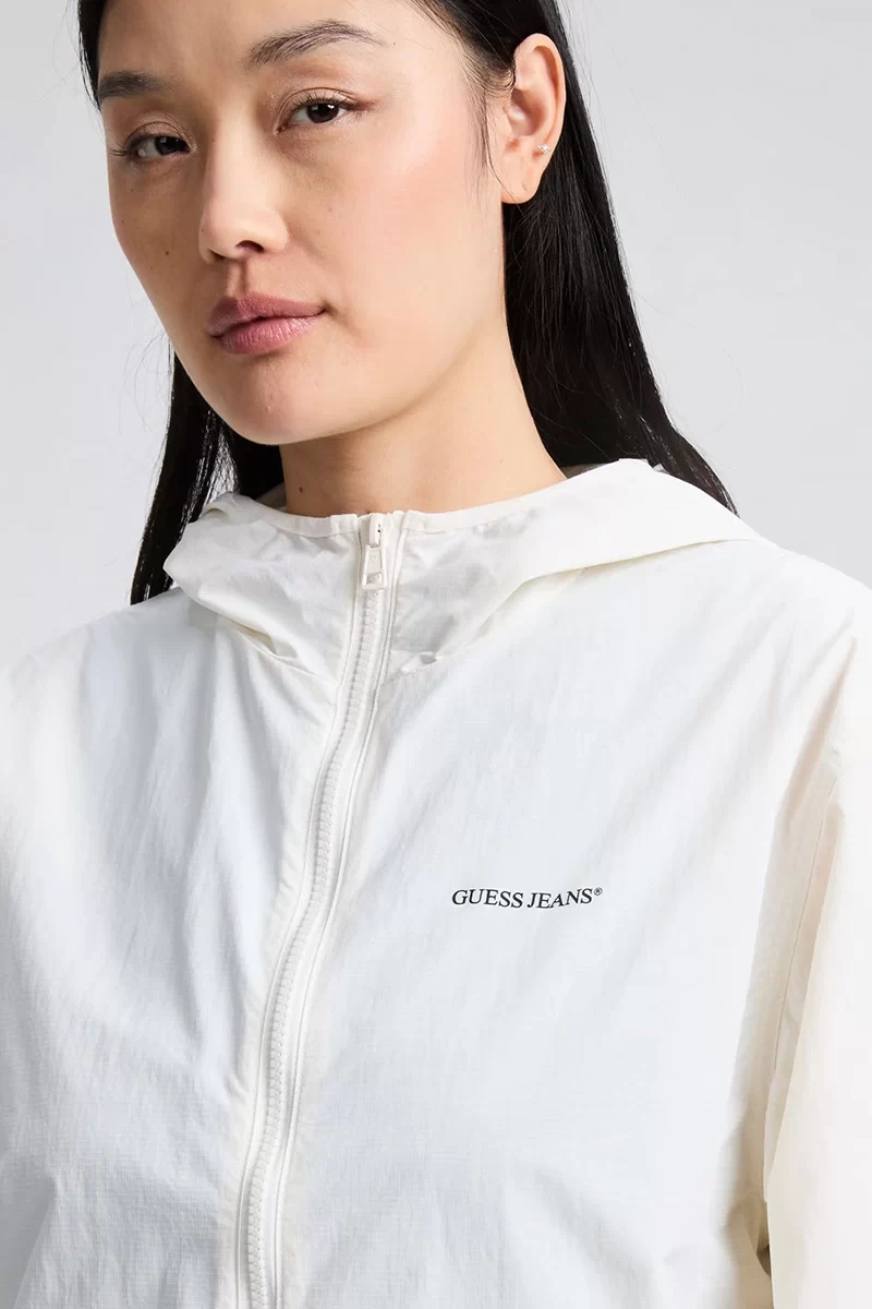 Guess jeans Gj Packable Wındbreaker Kadın Krem Ceket W5GL29WH8N2-G053