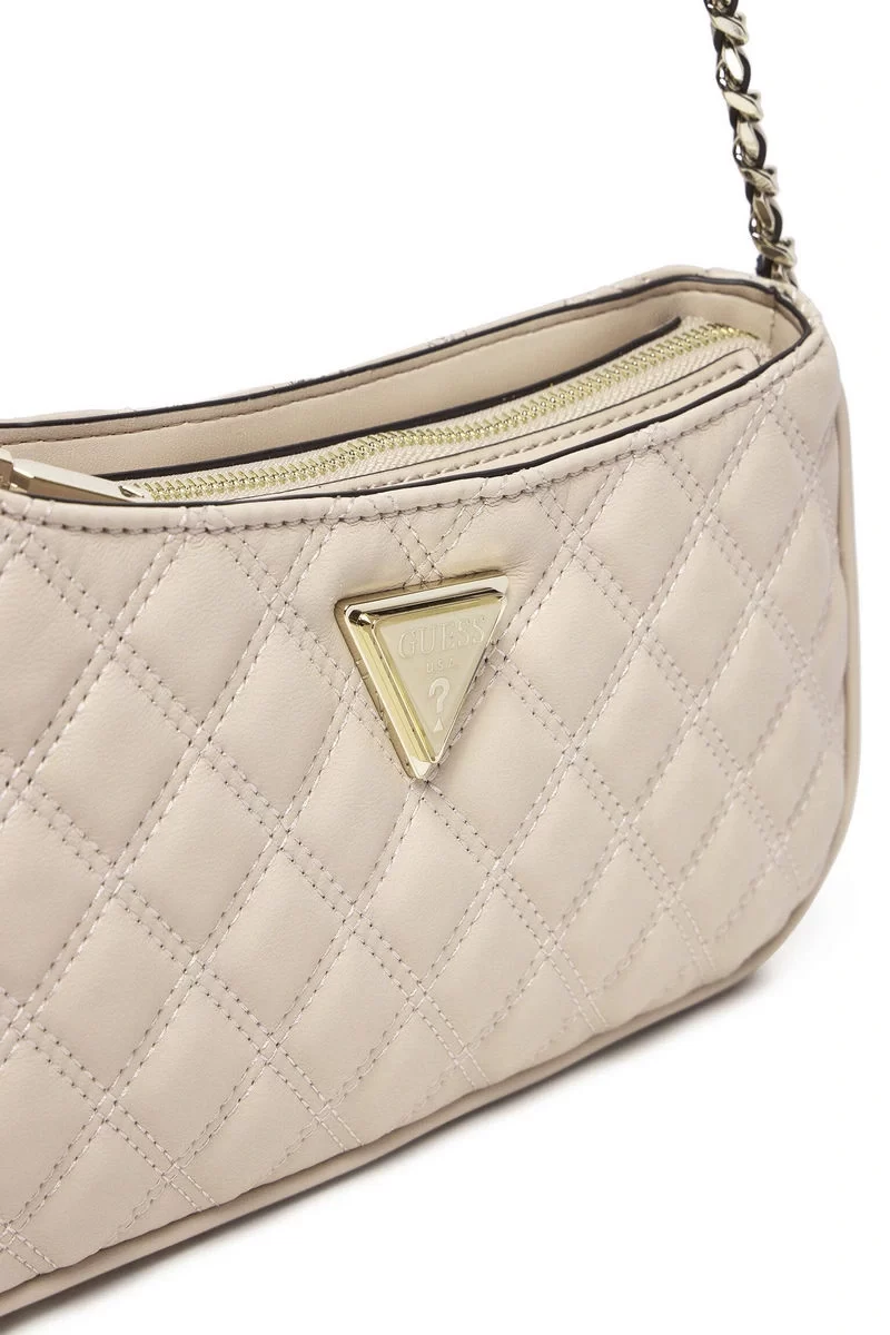 Guess Gıully Top Zıp Shoulder Bag Kadın Pembe Omuz Çantası HWQG8748160-LBG