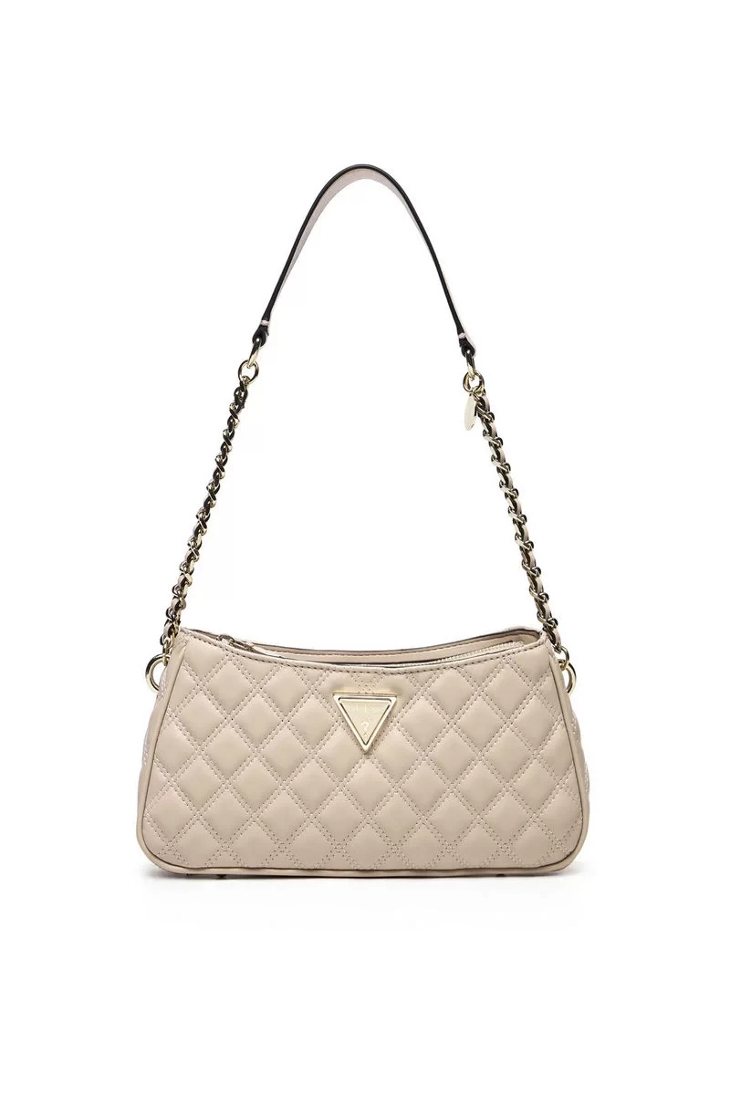 Guess Gıully Top Zıp Shoulder Bag Kadın Pembe Omuz Çantası HWQG8748160-LBG