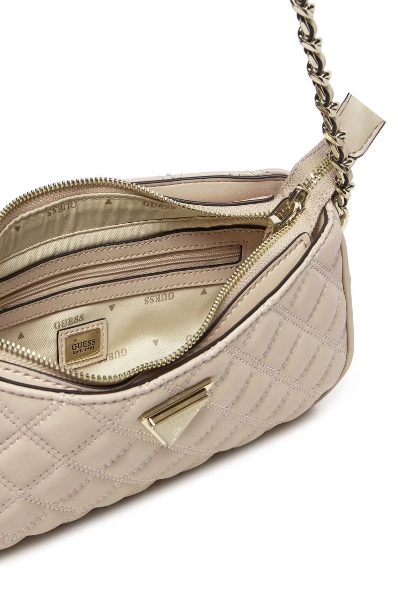 Guess Gıully Top Zıp Shoulder Bag Kadın Pembe Omuz Çantası HWQG8748160-LBG
