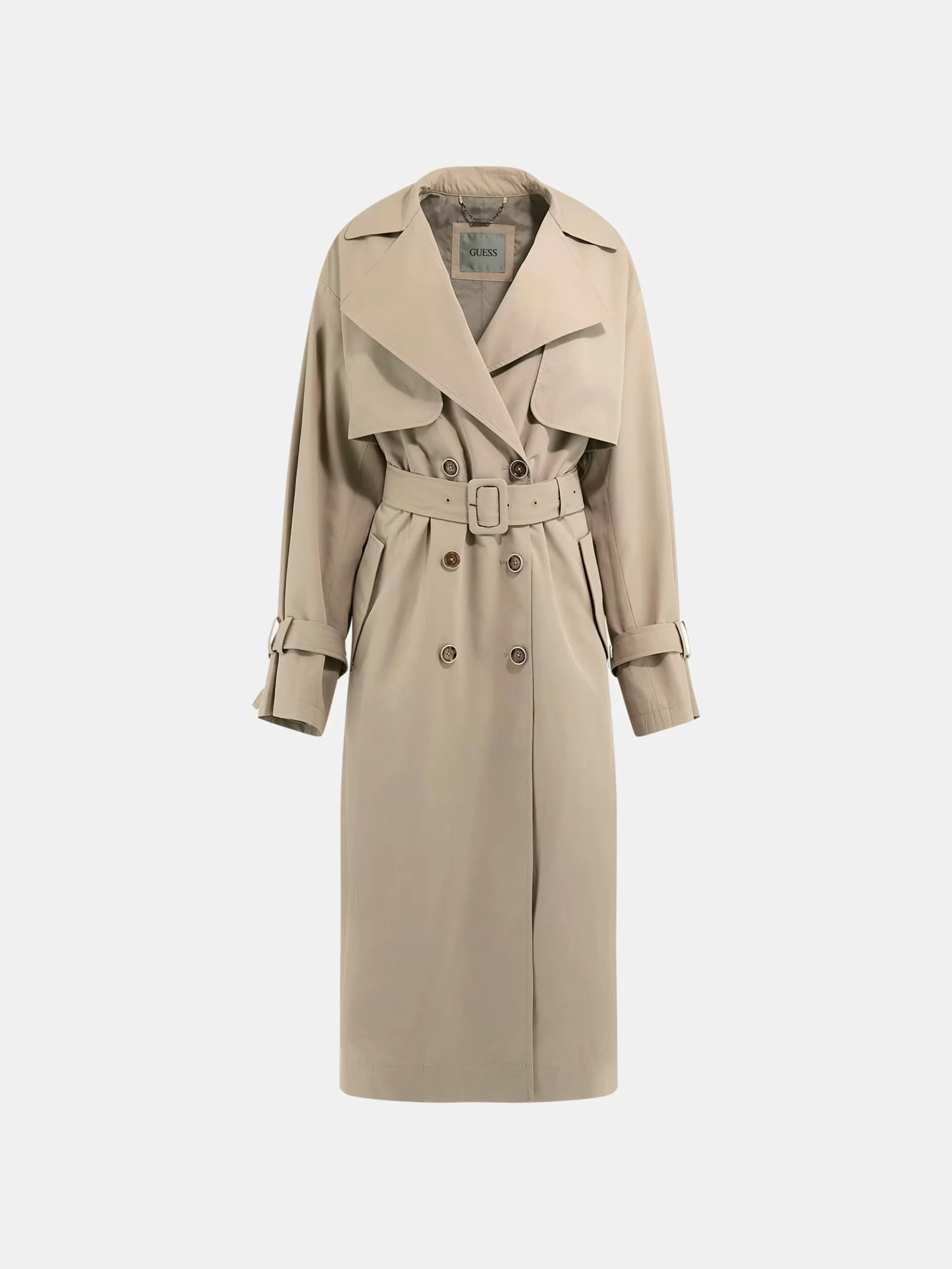 Guess Amıra Trench Kadın Yeşil Trençkot W5GL33WHAE2-G8CJ