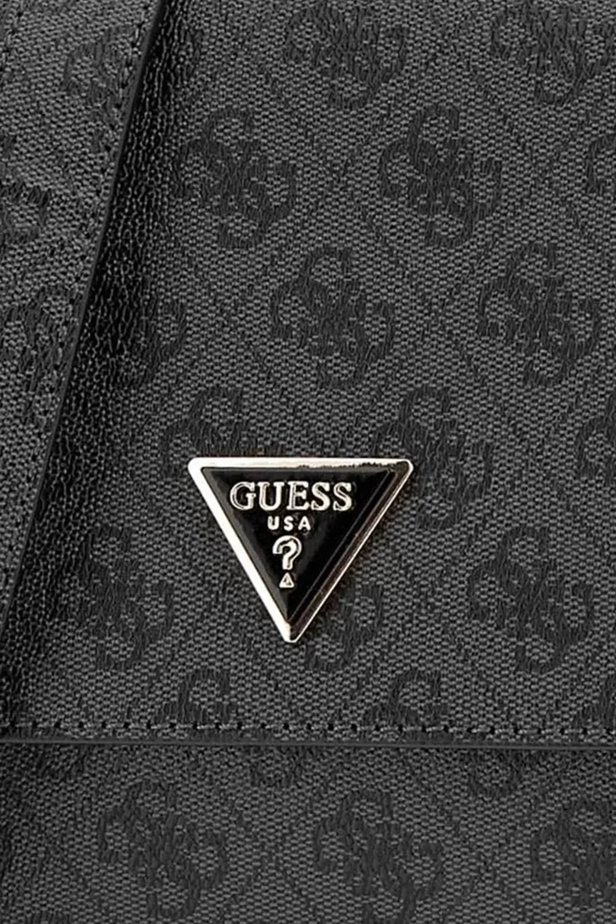 Guess Kadın Antrasit Meridian Flap Crossbody Çanta