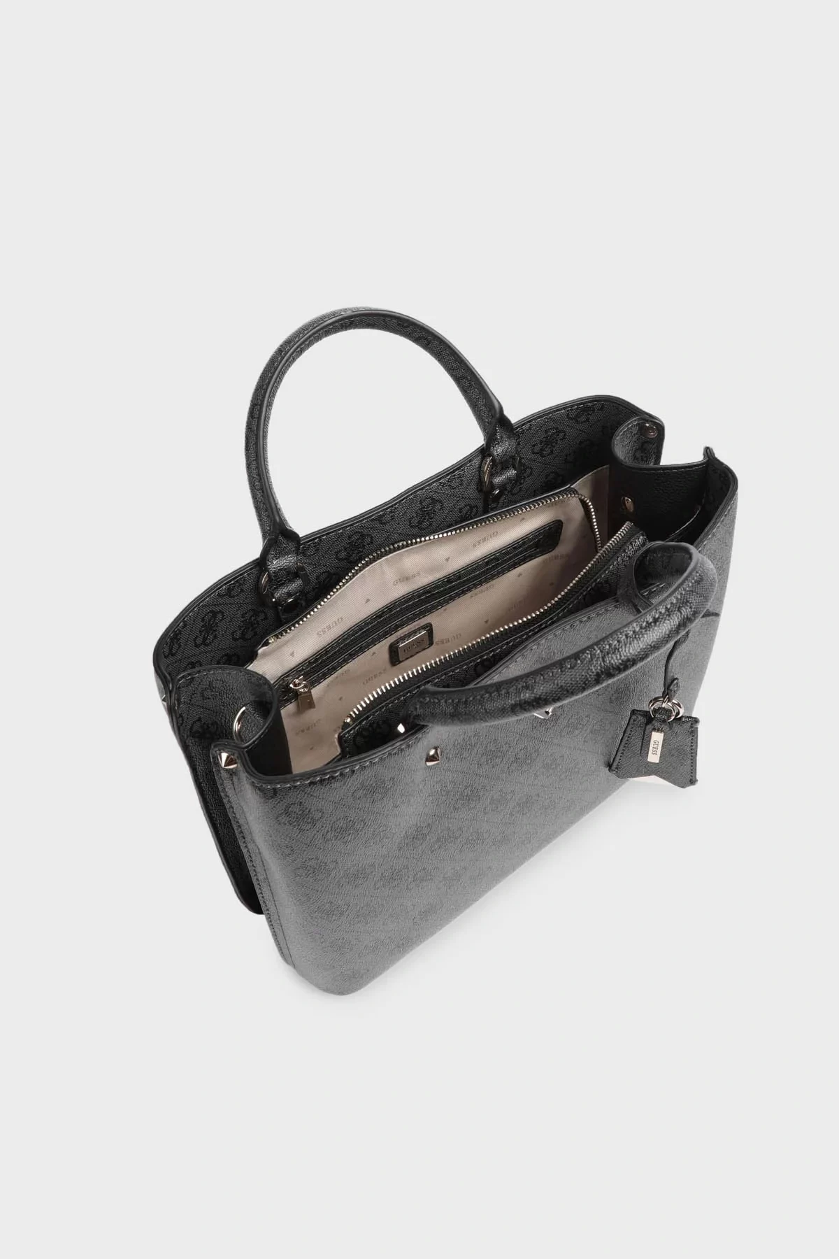 Guess Merıdıan Gırlfrıend Satchel Kadın Antrasit El Çantası HWSG8778060-CLO