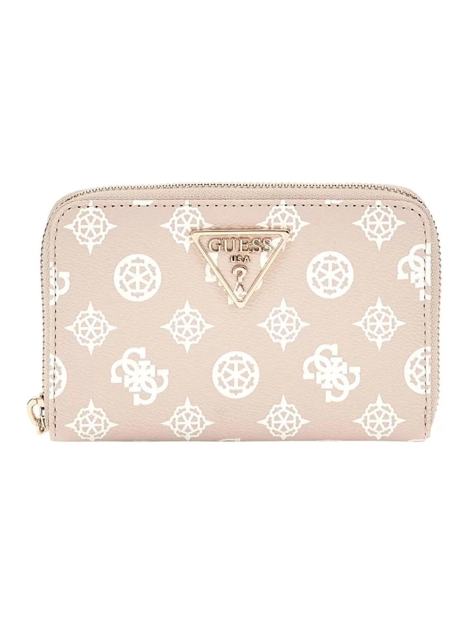 Guess Laurel Slg Medıum Zıp Around Kadın Bej Cüzdan SWPG8500140-SDL