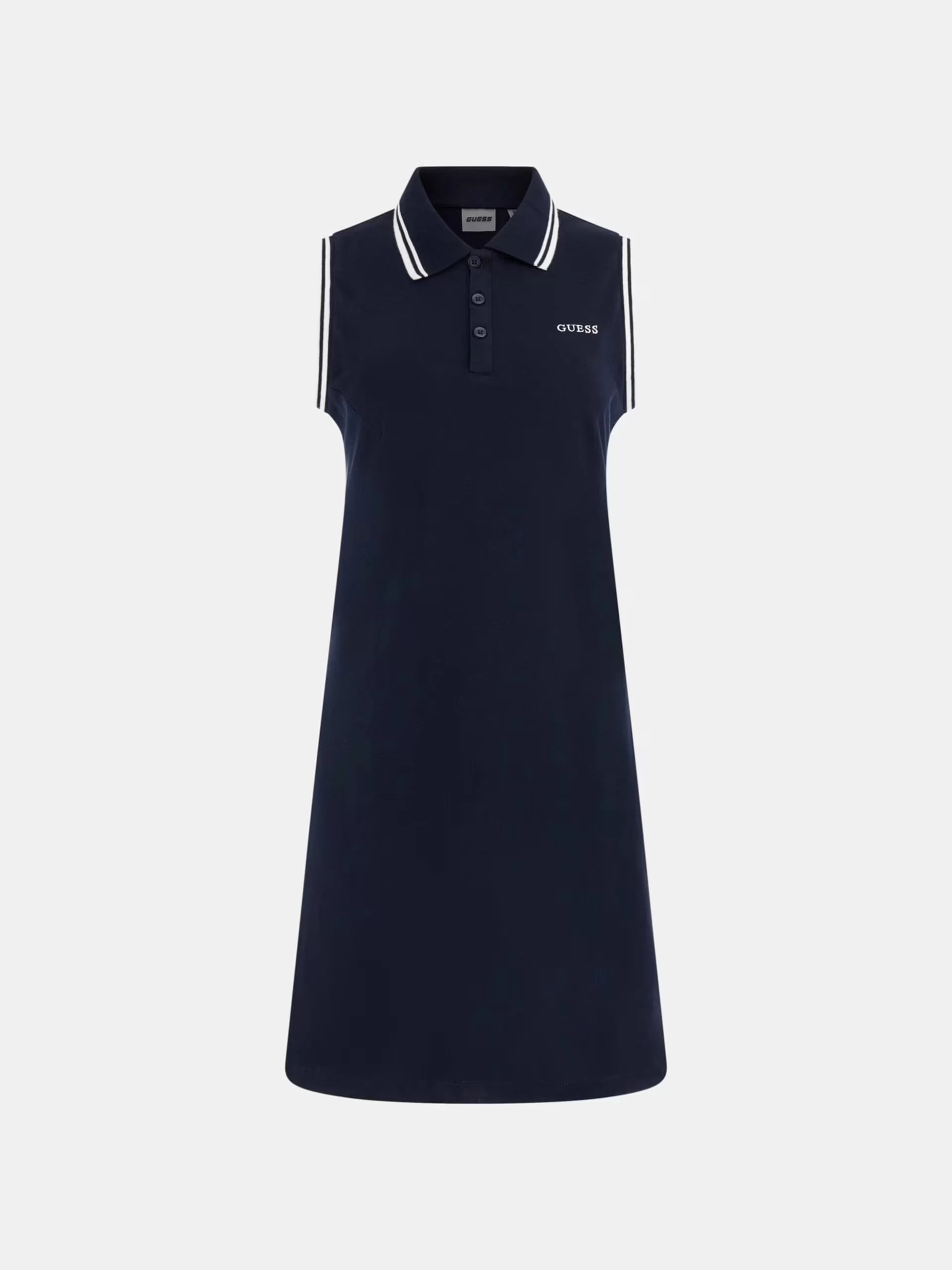 Guess Amaryllıs Short Dress Kadın Lacivert Elbise V5GK04KCOK1-A71W