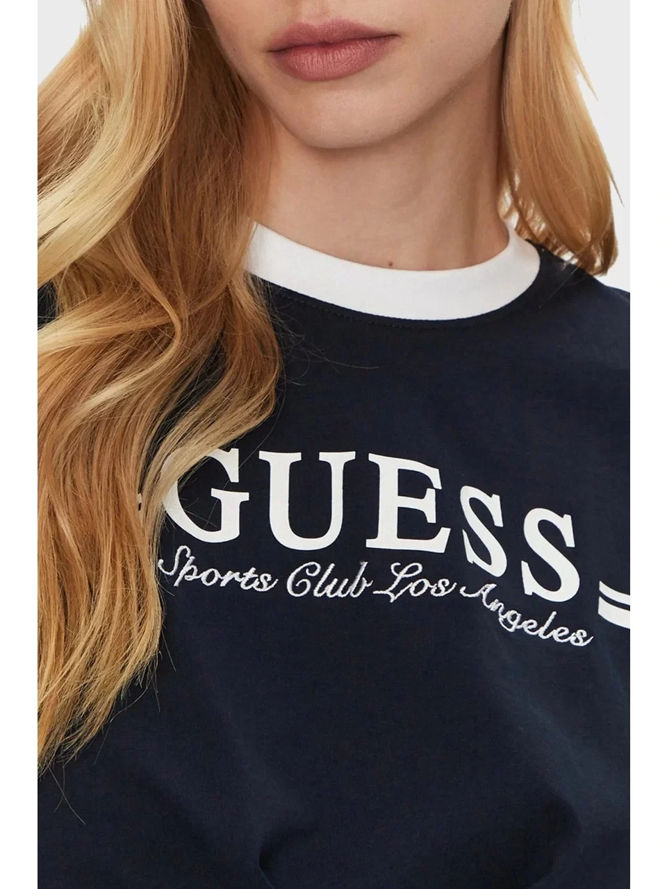 Guess Knot T-Shırt Kadın Lacivert T-Shirt V5GI05I3Z14-A71W