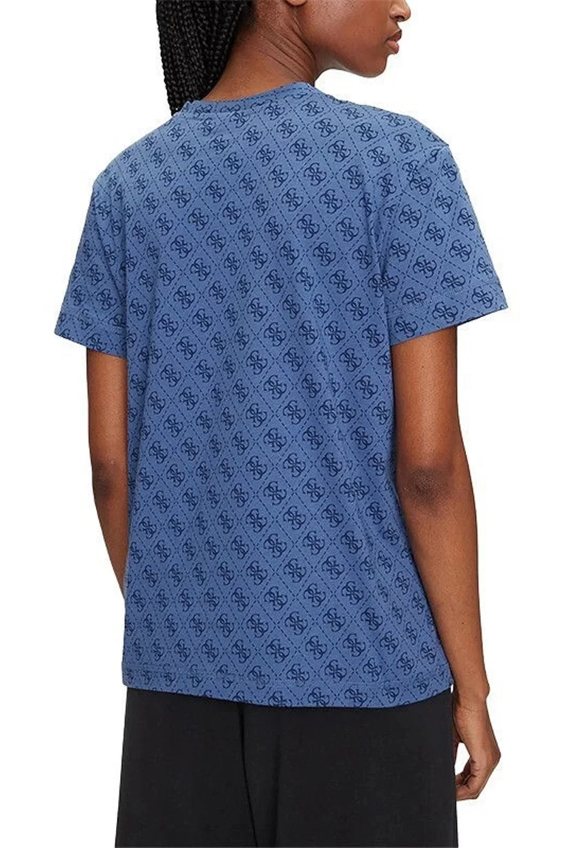 Guess Chrysanta Cn T-Shırt Kadın Lacivert T-Shirt V5GI16I3Z14-P7XA