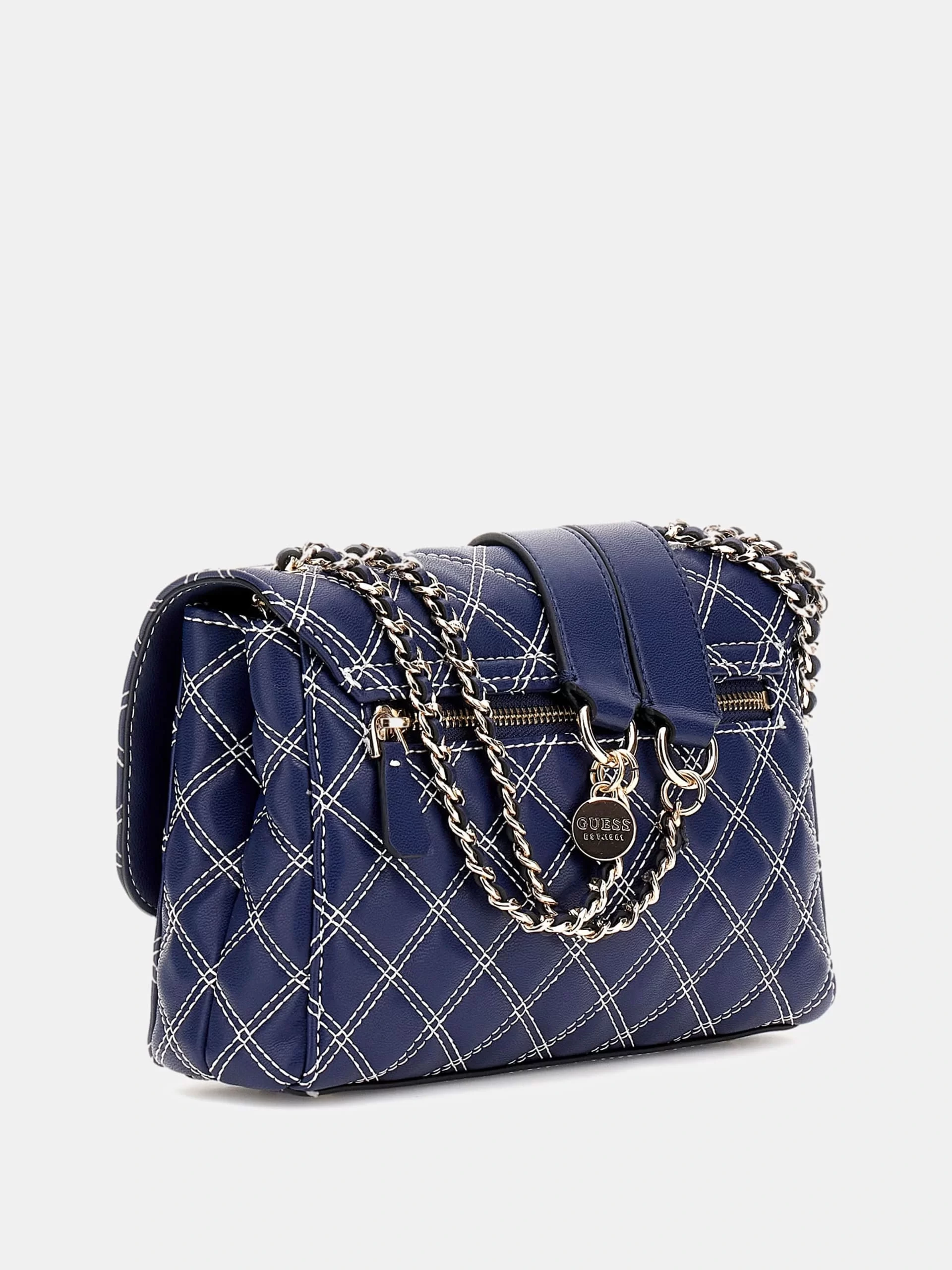 Guess Kadın Lacivert Cruise Vibe Dönüştürülebilir Flap Cross