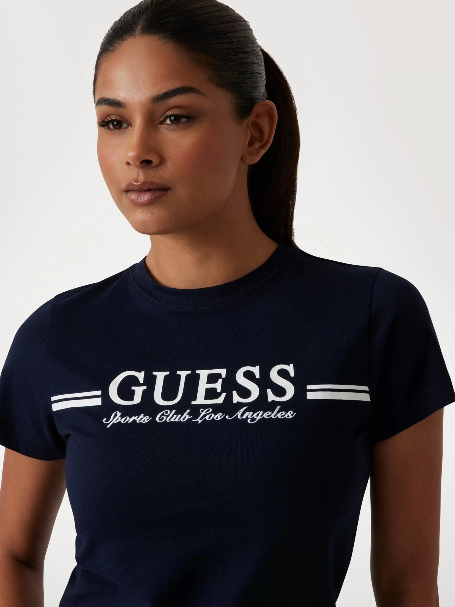 Guess Ss T-Shırt Kadın Lacivert T-Shirt V5GI03I3Z14-A71W