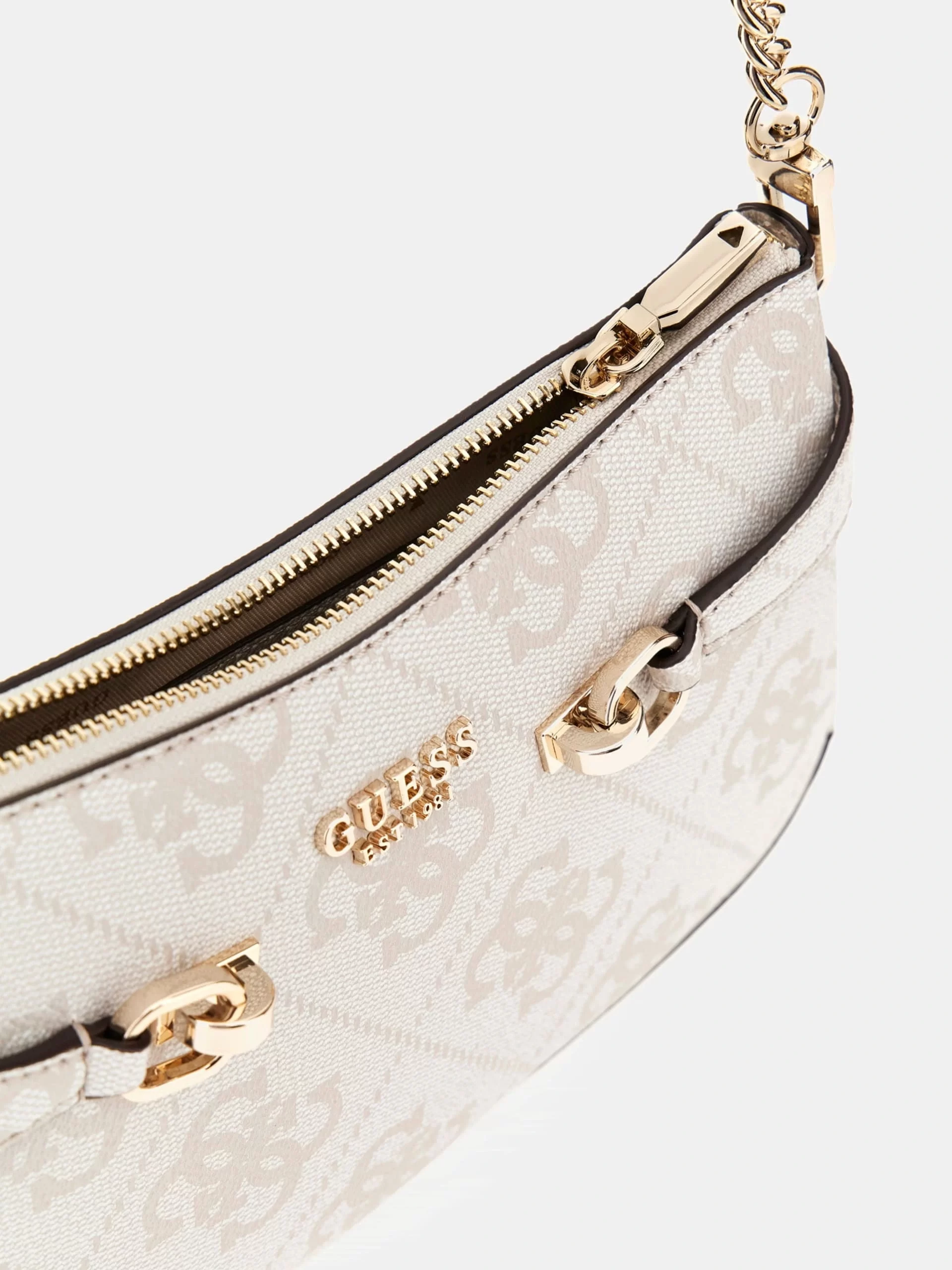 Guess Loreleı Top Zıp Shoulder Bag Kadın Mavi Omuz Çantası HWOS9639180-BNN