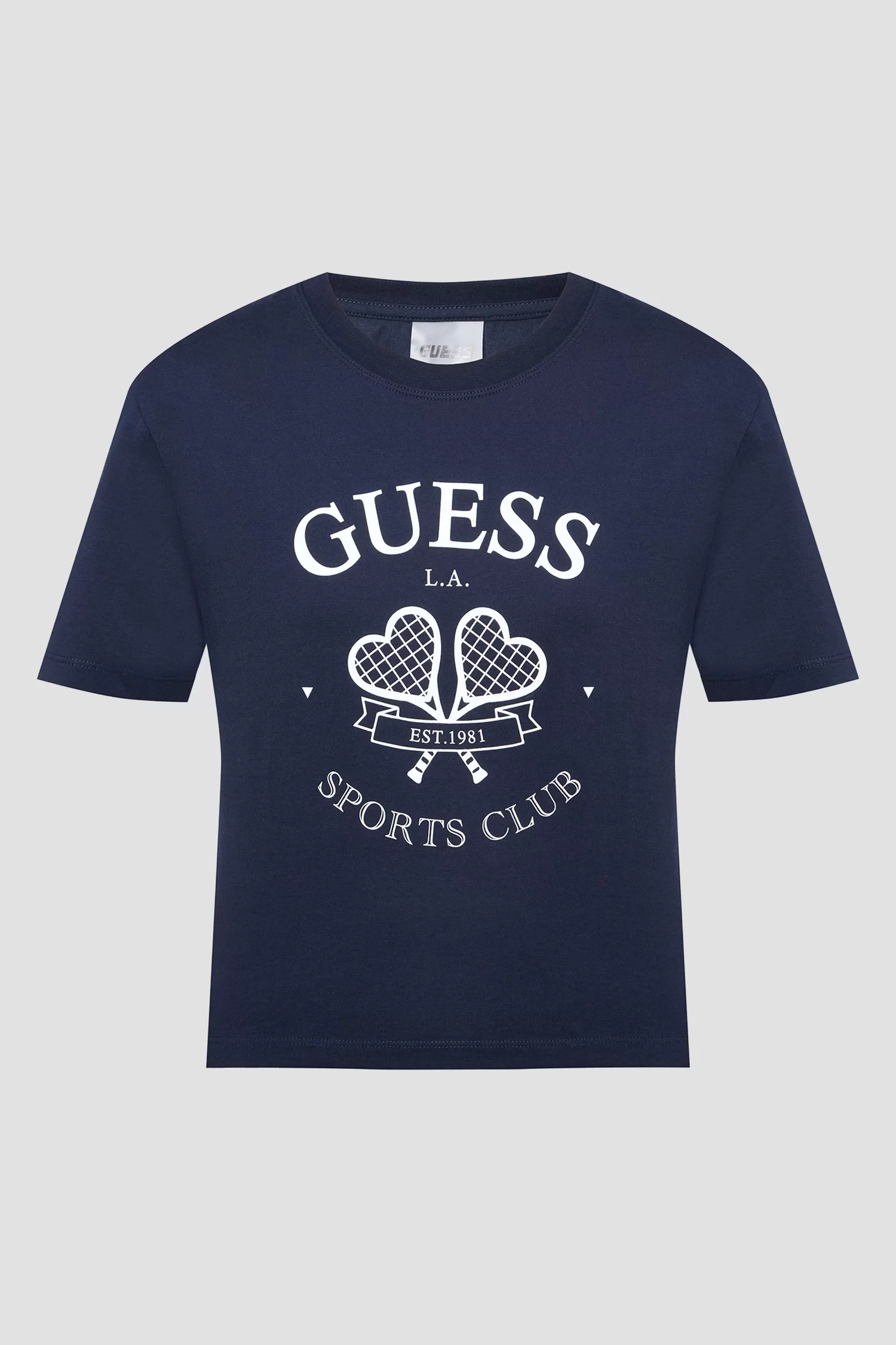Guess Boxy T-Shırt Kadın Lacivert T-Shirt V5GI04I3Z14-A71W