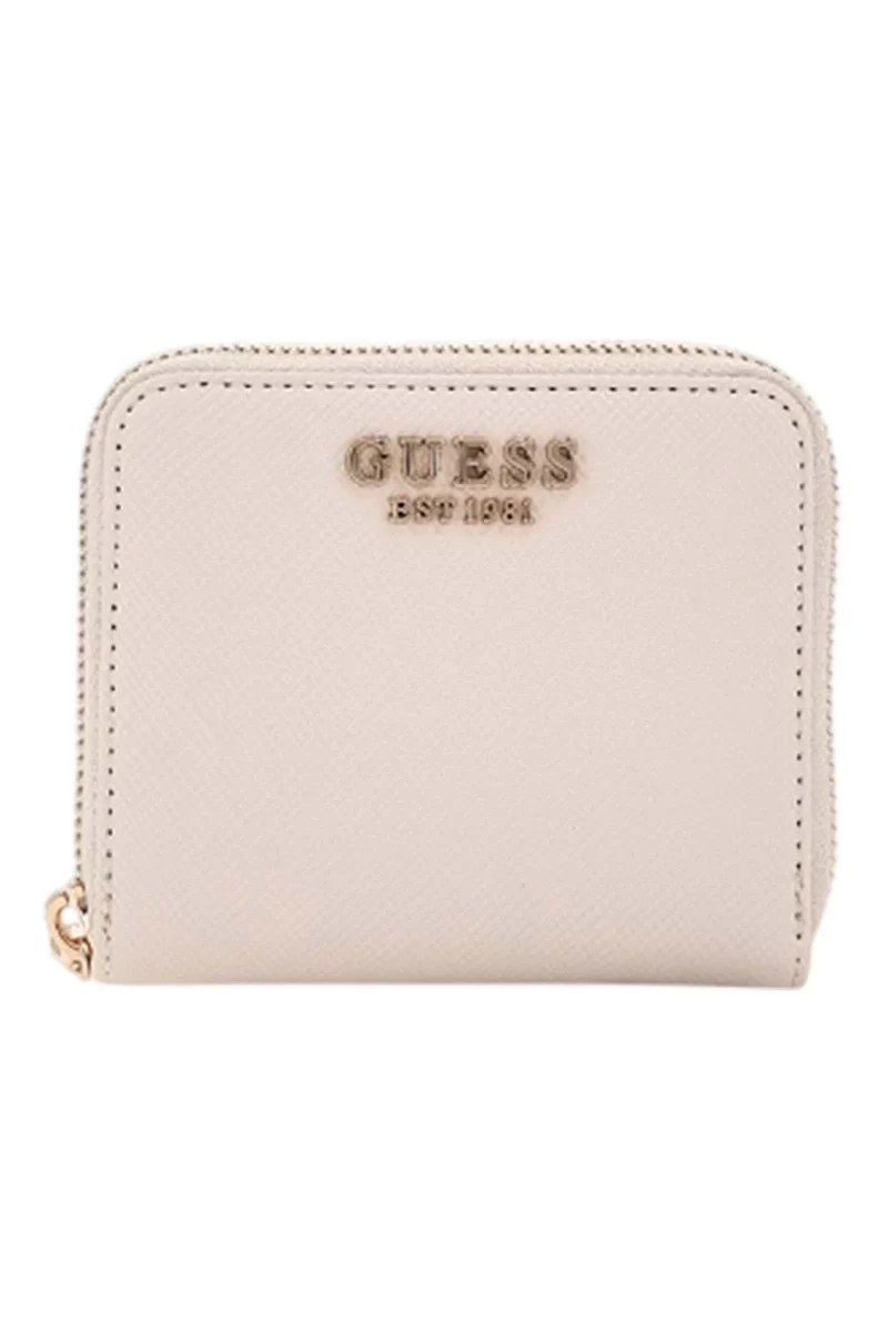 Guess Laurel Slg Small Zıp Around Kadın Ekru Cüzdan SWZG8500137-BON