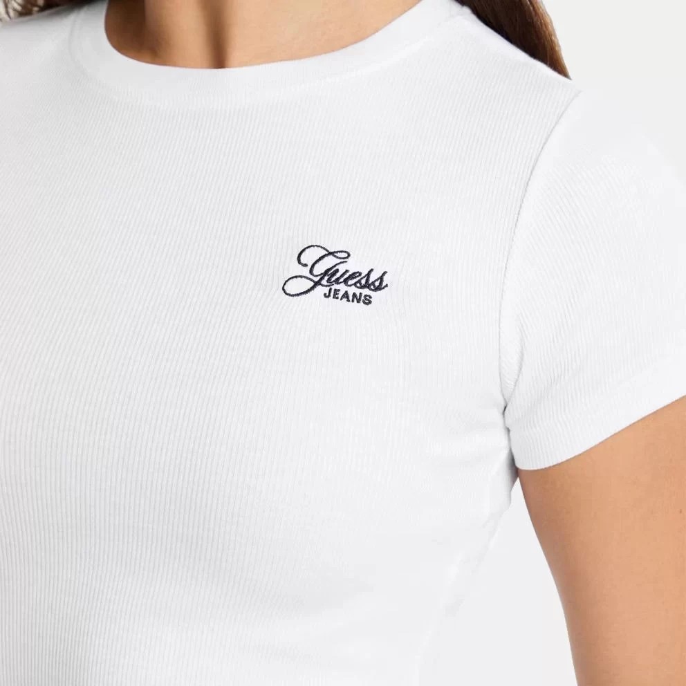Guess jeans Gj Ss Cn Boxy Iconıc Tee Kadın Lila T-Shirt W4YI73K8HM0-G487