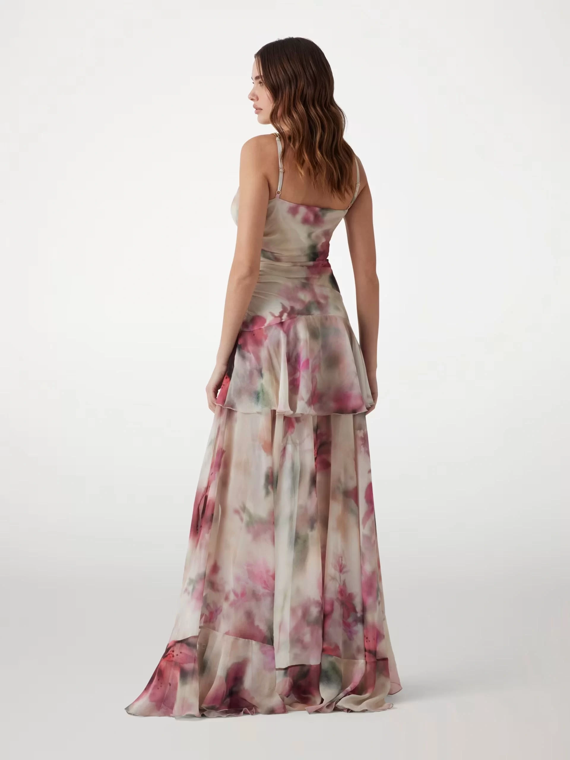 Guess Kendall Chaın Strap Dress Kadın Multicolor Elbise 5GGK317310A-P0JD