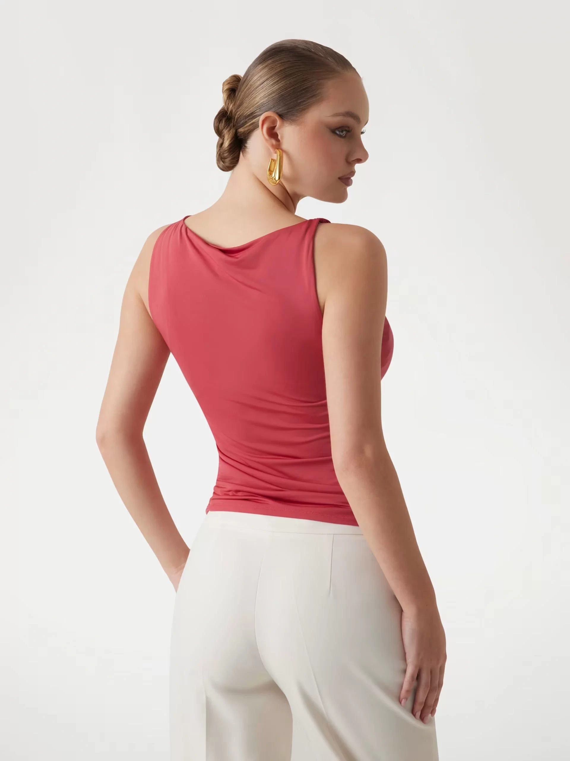 Guess Kadın Marciano Zincirli  Pembe Üst