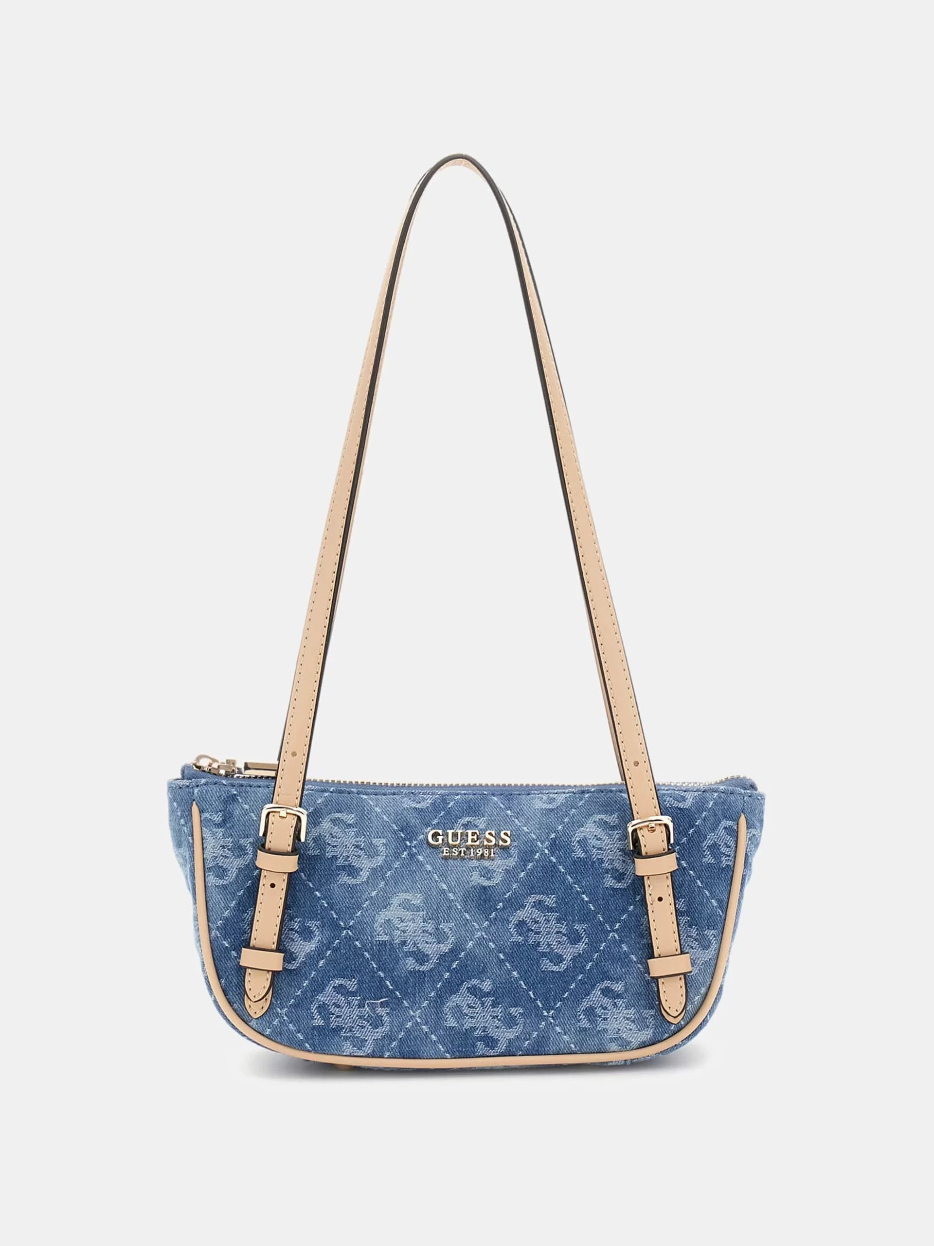 Guess Cerelıa Mını Shoulder Satchel Kadın Mavi Omuz Çantası HWDG9645760-DLP