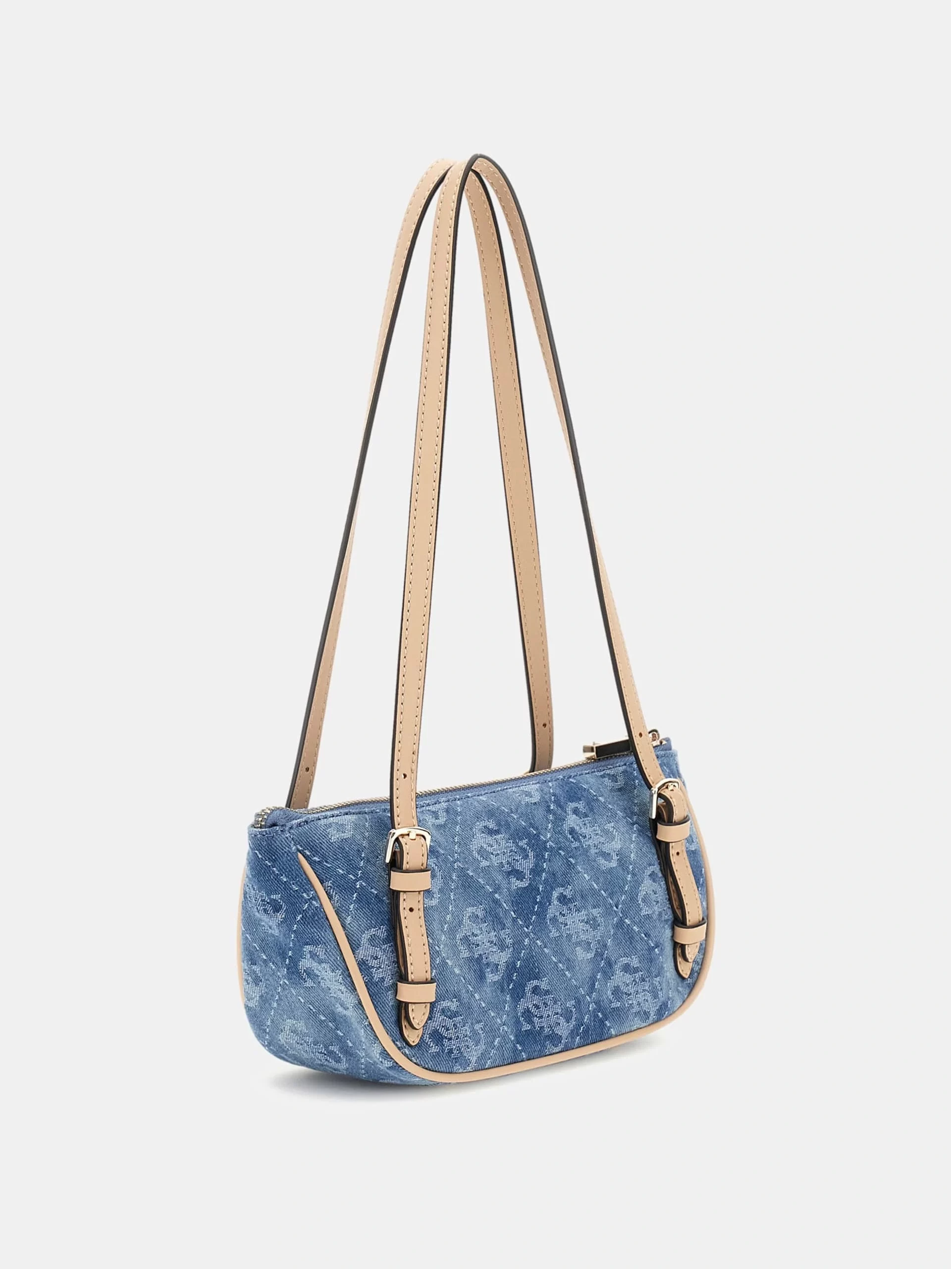 Guess Cerelıa Mını Shoulder Satchel Kadın Mavi Omuz Çantası HWDG9645760-DLP