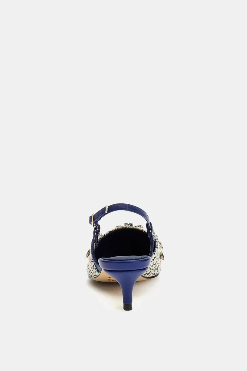 Guess Jesseny Kadın Mavi Topuklu Ayakkabı FLPJSNFAB03-BLUE