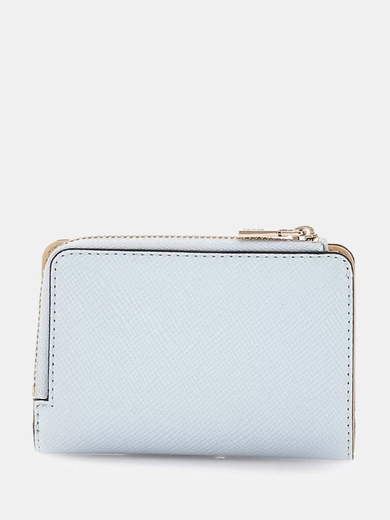 Guess Laurel Slg Zıp Arnd Card Case Kadın Mavi Cüzdan SWZG8500156-PWB