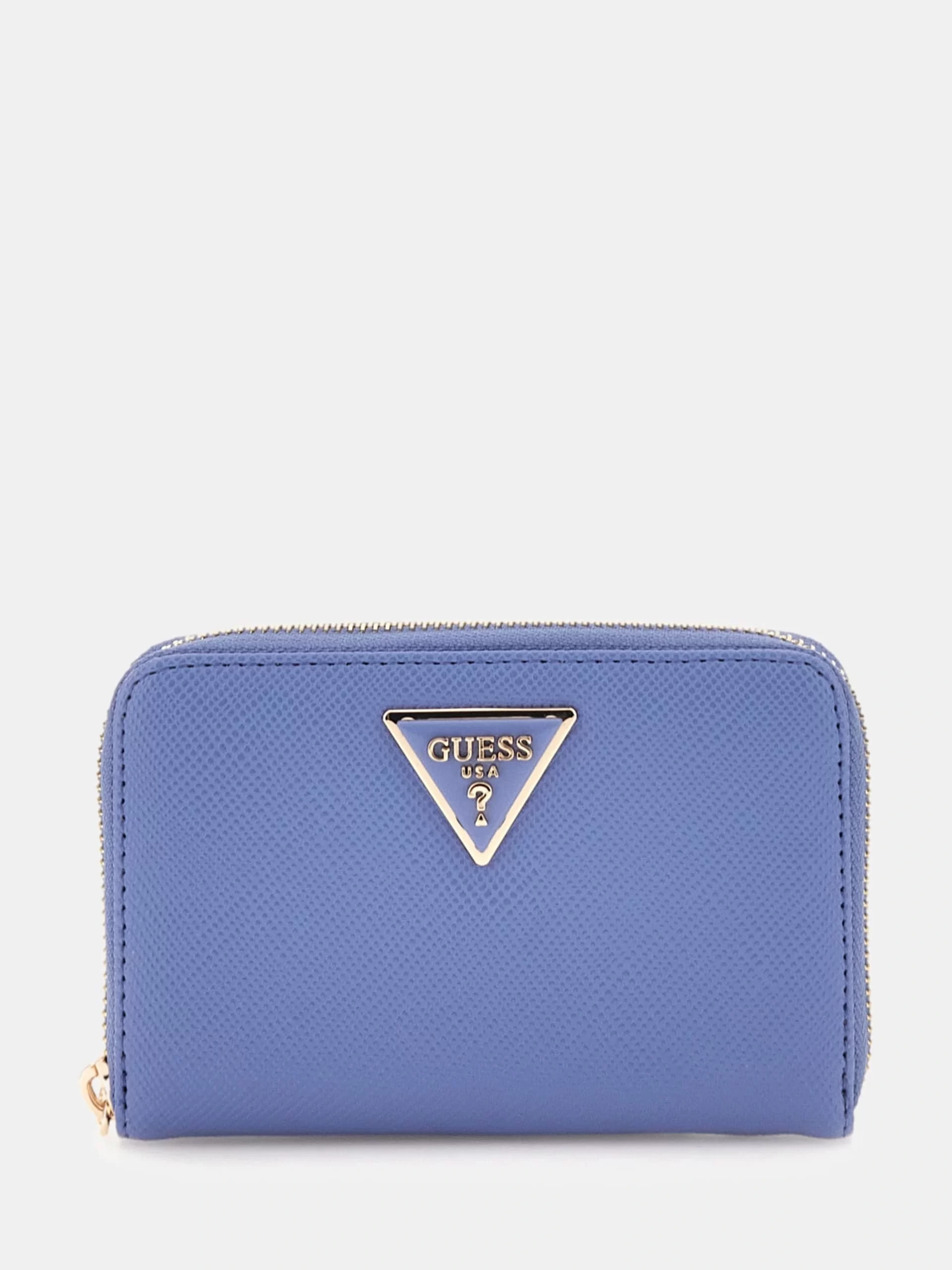 Guess Laurel Slg Medıum Zıp Around Kadın Mavi Cüzdan SWZG8500140-STU