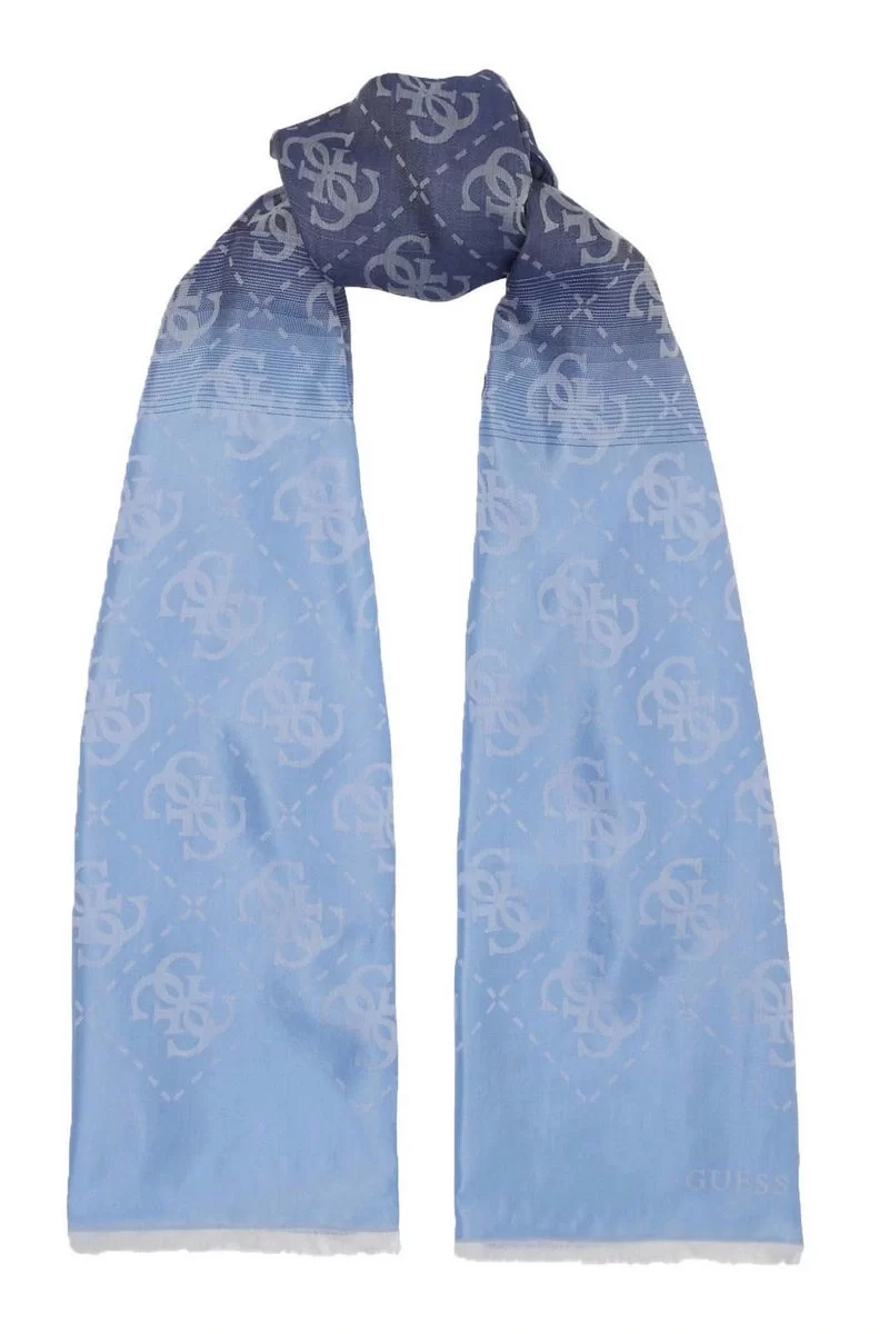 Guess Scarf 75X185 Kadın Mavi Şal AW5247MOD03-BLM