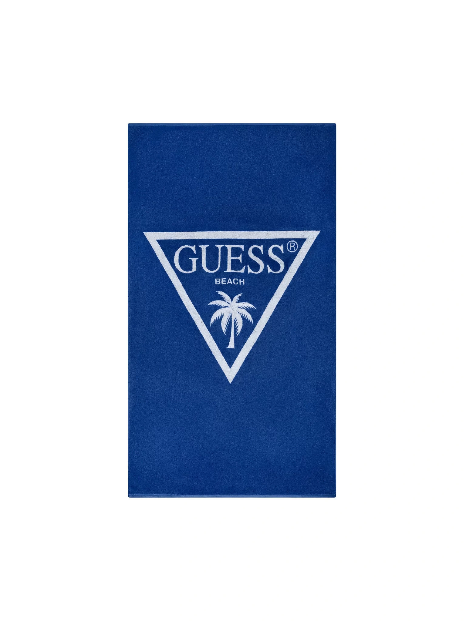 Guess Jacq Palm Trıangle Logo Towel Kadın Mavi Havlu E5GZ14SG00P-G7M1