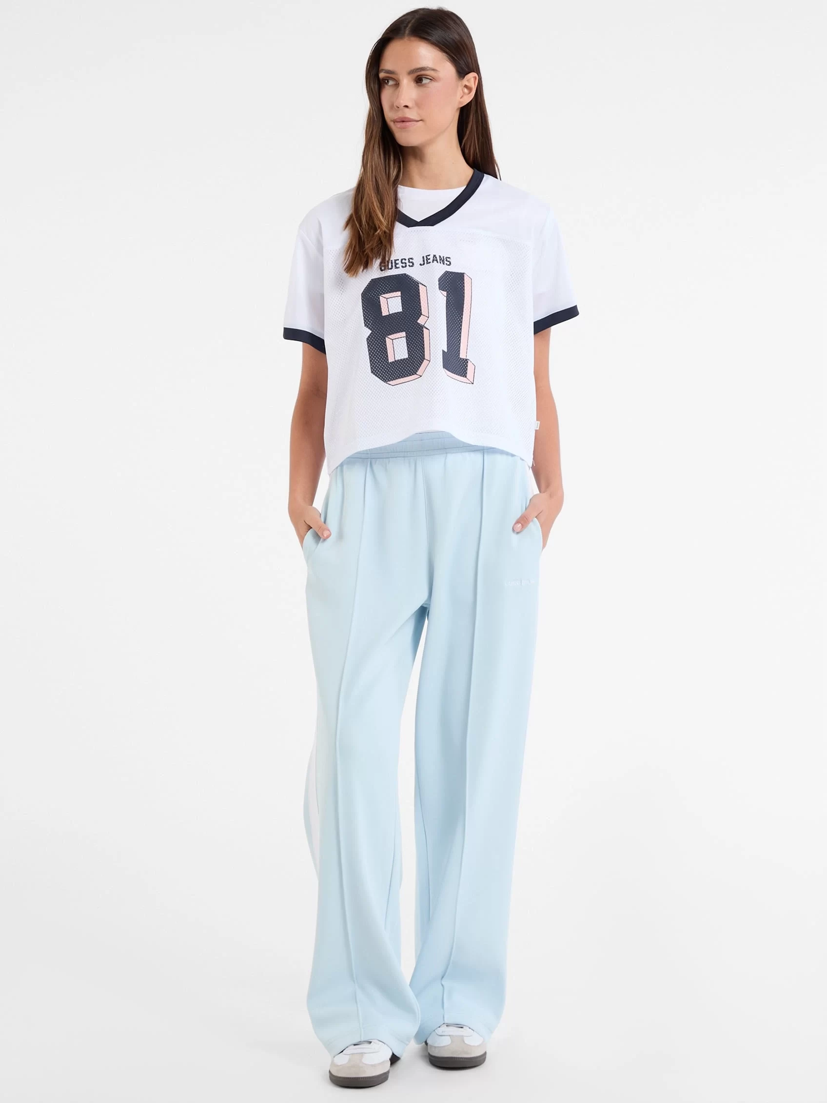Guess jeans Gj Trıcot Track Pant Kadın Mavi Eşofman Altı W5GB43KB212-G7O7