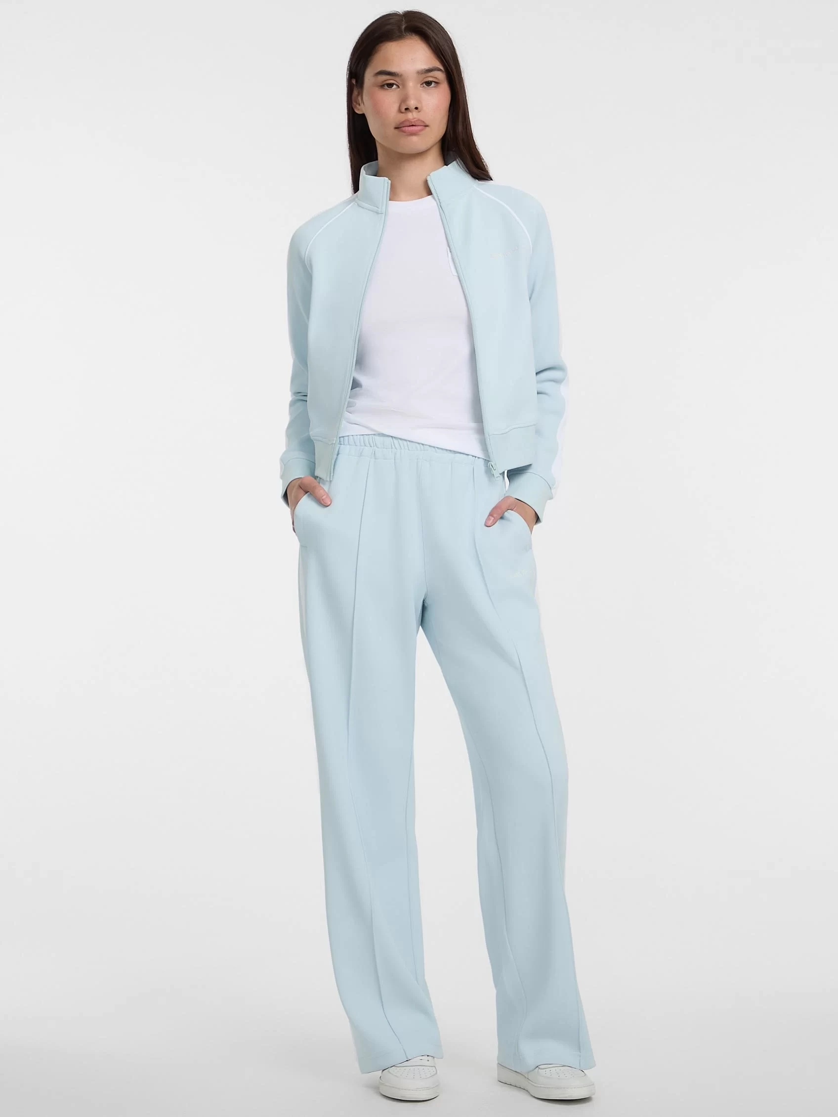Guess jeans Gj Trıcot Track Jacket Kadın Mavi Eşofman Üstü W5GQ38KB212-G7O7