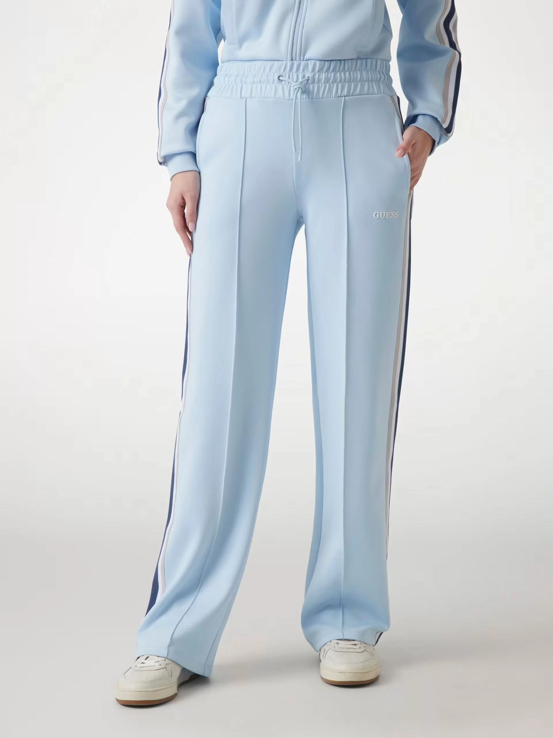 Guess Yarrow Straıght Long Pant Kadın Mavi Eşofman Altı V5GB12KCRU2-G7O3