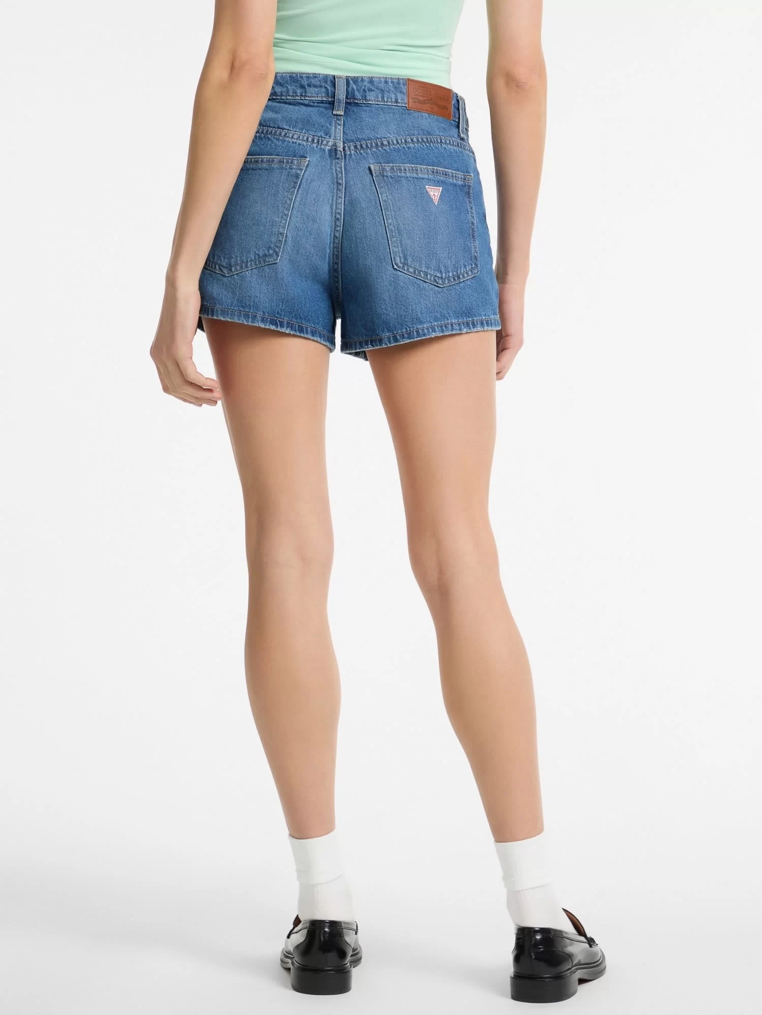 Guess jeans Gj Hıghwaıst Vıntage Short Kadın Mavi Şort W5GD0YD5O11-GJMD