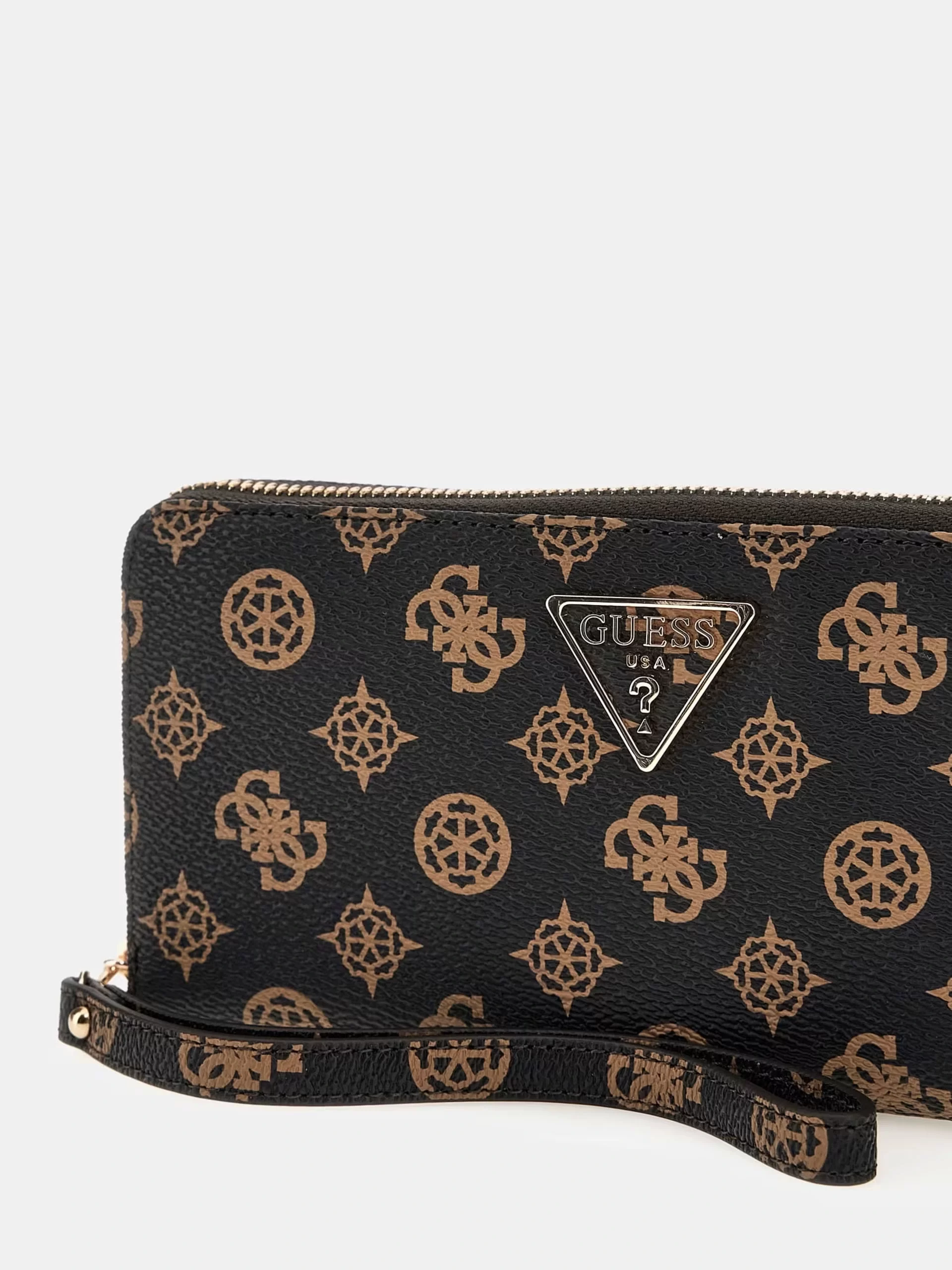 Guess Laurel Slg Large Zıp Around Kadın Kahverengi Cüzdan SWPG8500146-MLO