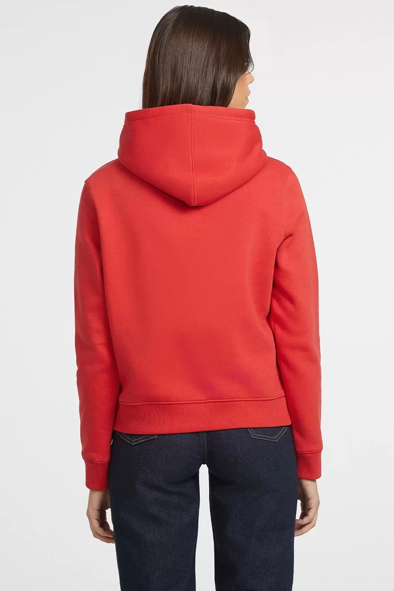 Guess jeans Gj Hood Reg Mını Trıang Sweat Kadın Kırmızı Sweatshirt W4YQ04KC811-G597