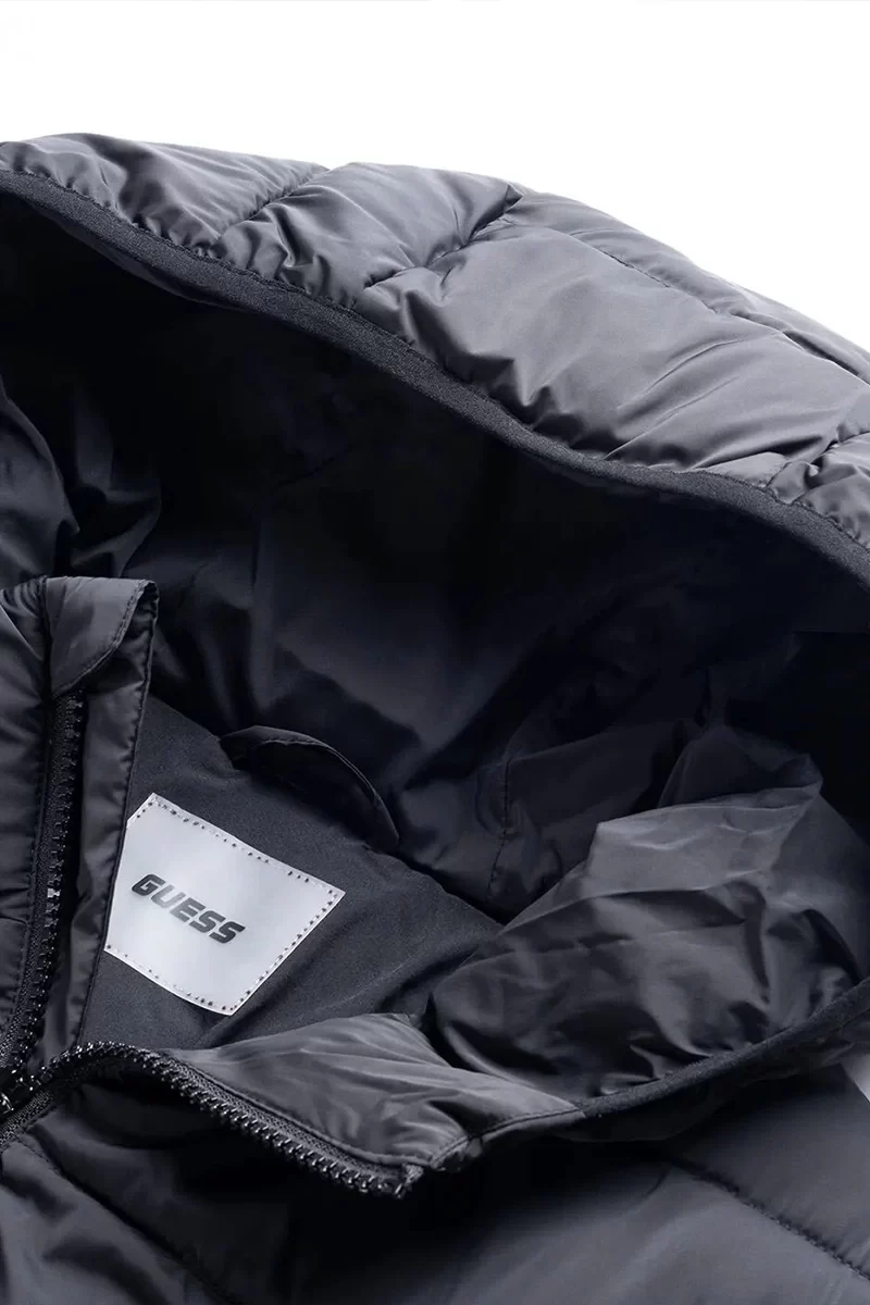 Guess New Aleta Long Puffer Jacket Kadın Siyah Mont V4YL05WF3X0-JBLK