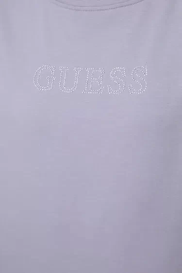 Guess Brıana Ss T-Shırt Kadın Mor T-Shirt V3BI11J1314-G4I5