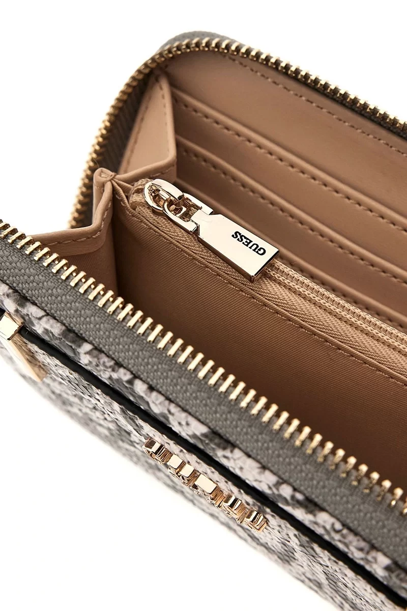 Guess Anadela Slg Medıum Zıp Around Kadın Kahverengi Cüzdan SWKG9633140-NAT