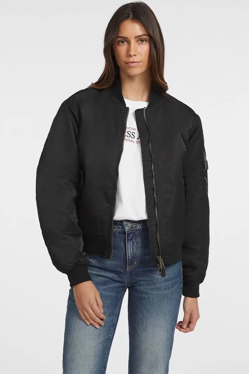 Guess jeans Gj Bomber Jkt Kadın Siyah Ceket W4YL01WG932-JBLK