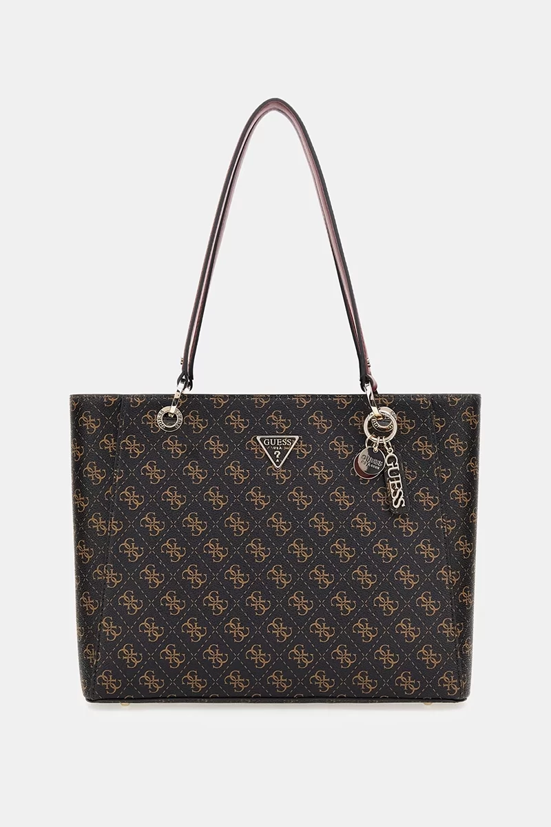 Guess Noelle Tote Kadın Kahverengi El Çantası HWQL7879250-BRO