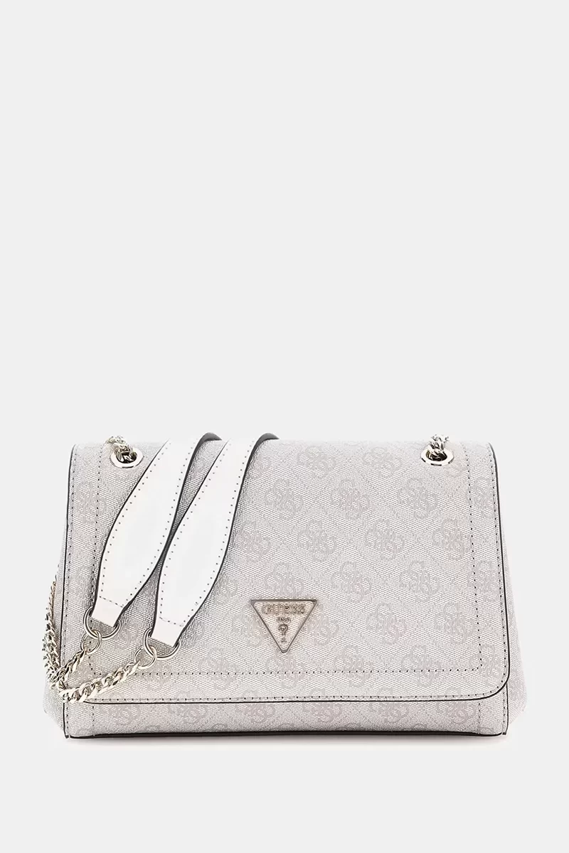 Guess Noelle Convertıble Xbody Flap Kadın Krem Çapraz Çanta HWBD7879210-DVL