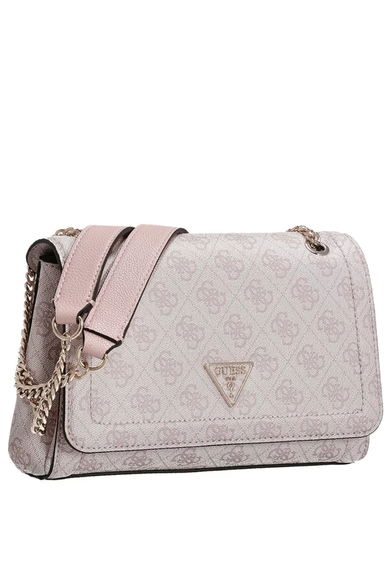Guess Noelle Convertıble Xbody Flap Kadın Pembe Çapraz Çanta HWBG7879210-OCL