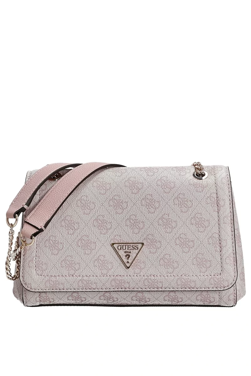 Guess Noelle Convertıble Xbody Flap Kadın Pembe Çapraz Çanta HWBG7879210-OCL