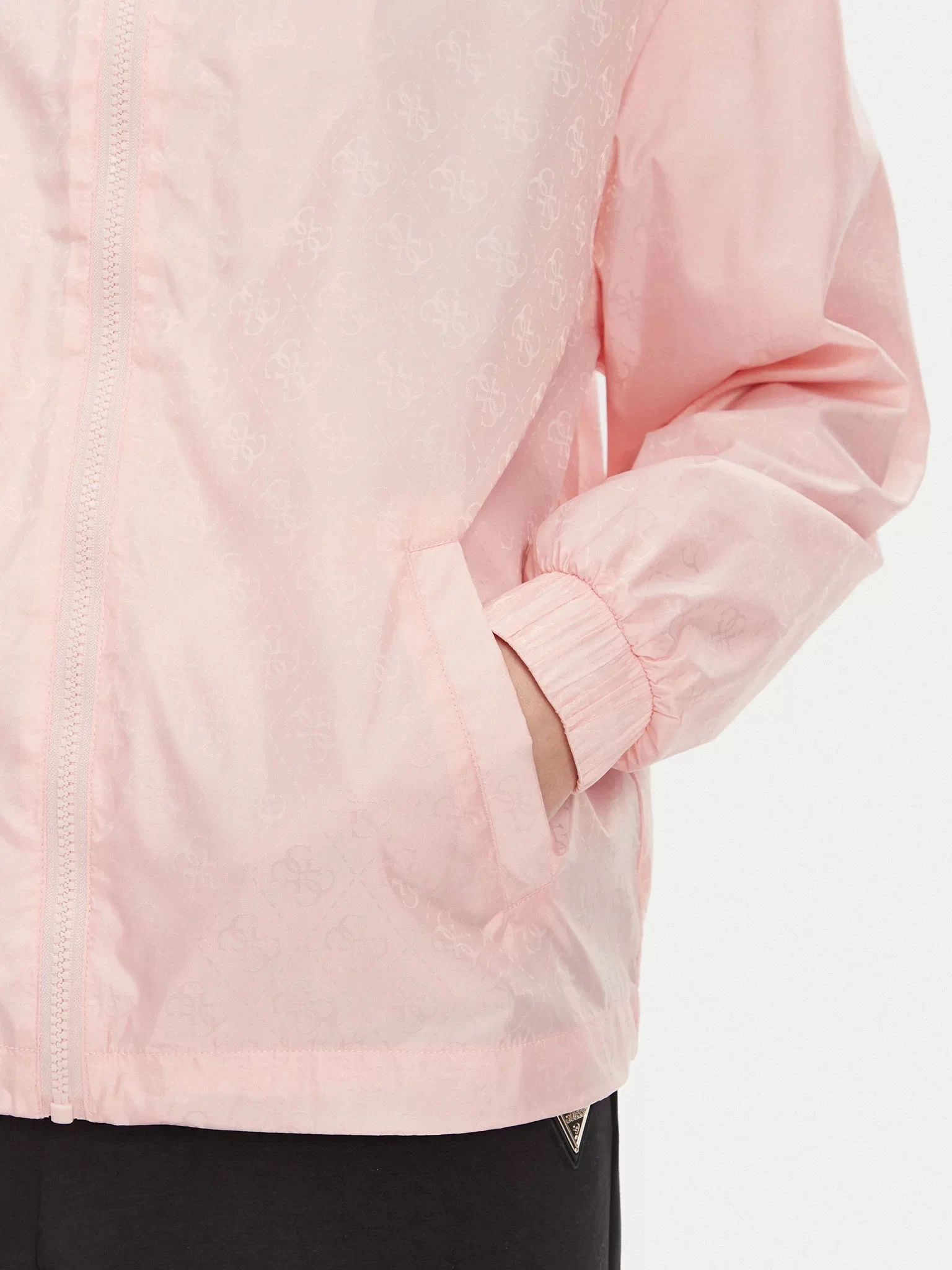 Guess Kadın Pembe 4G Logolu Rüzgarlık Mont