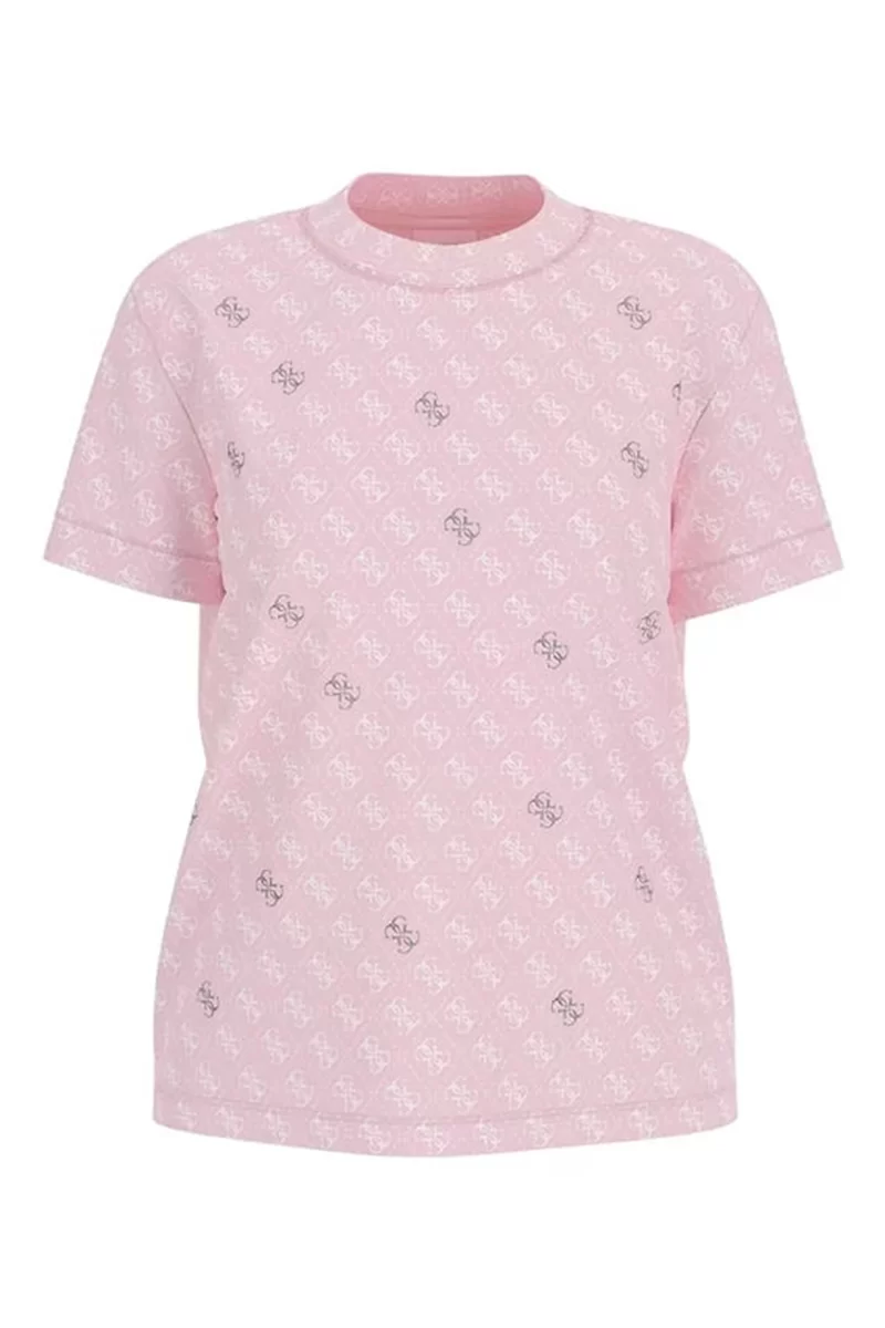 Guess Chrysanta Cn T-Shırt Kadın Pembe T-Shirt V5GI16I3Z14-P6FF