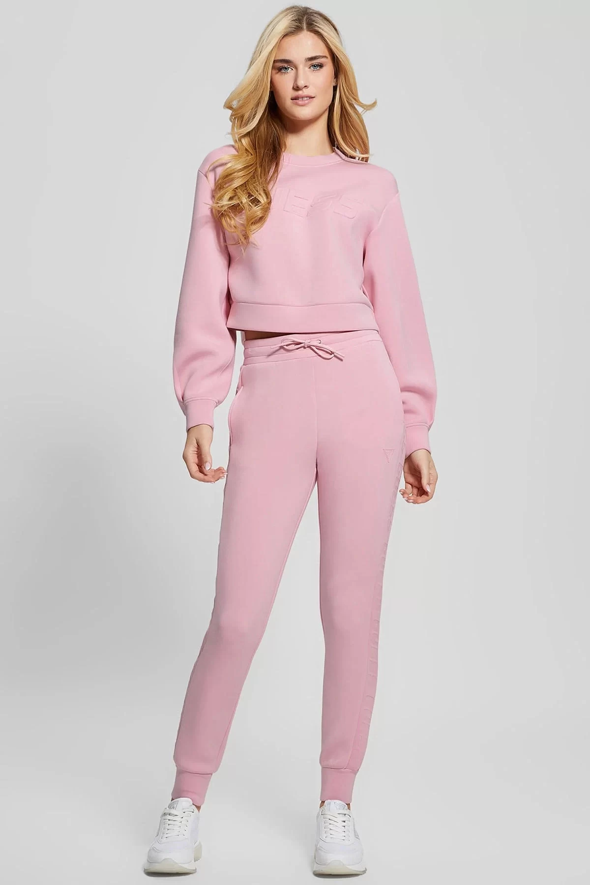 Guess Kadın Pembe Cindra Sweatshirt