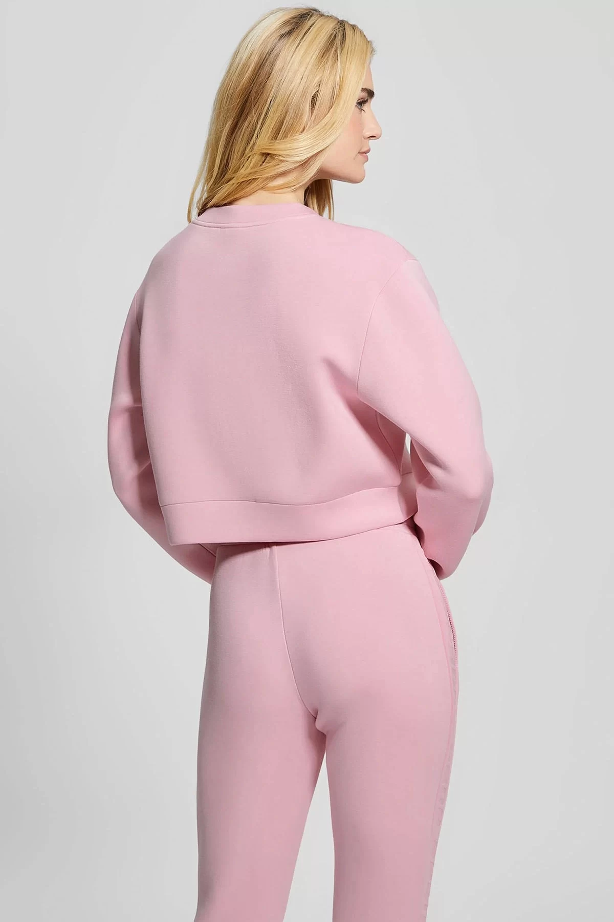 Guess Kadın Pembe Cindra Sweatshirt