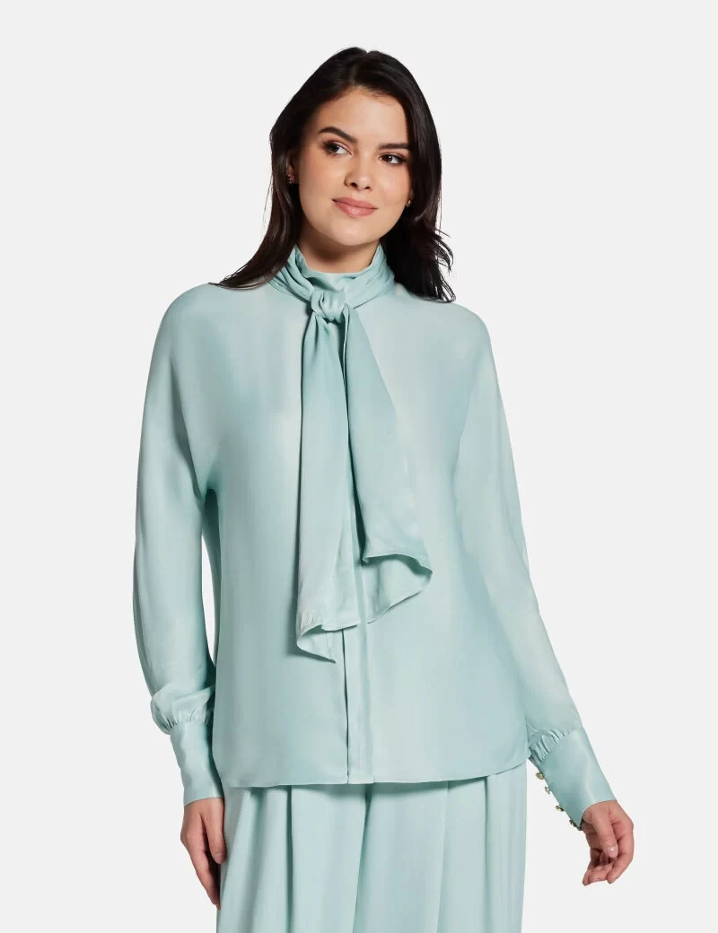 Guess Claıre Ls Blouse Kadın Yeşil Bluz W5PH1FWHHB0-G7R6