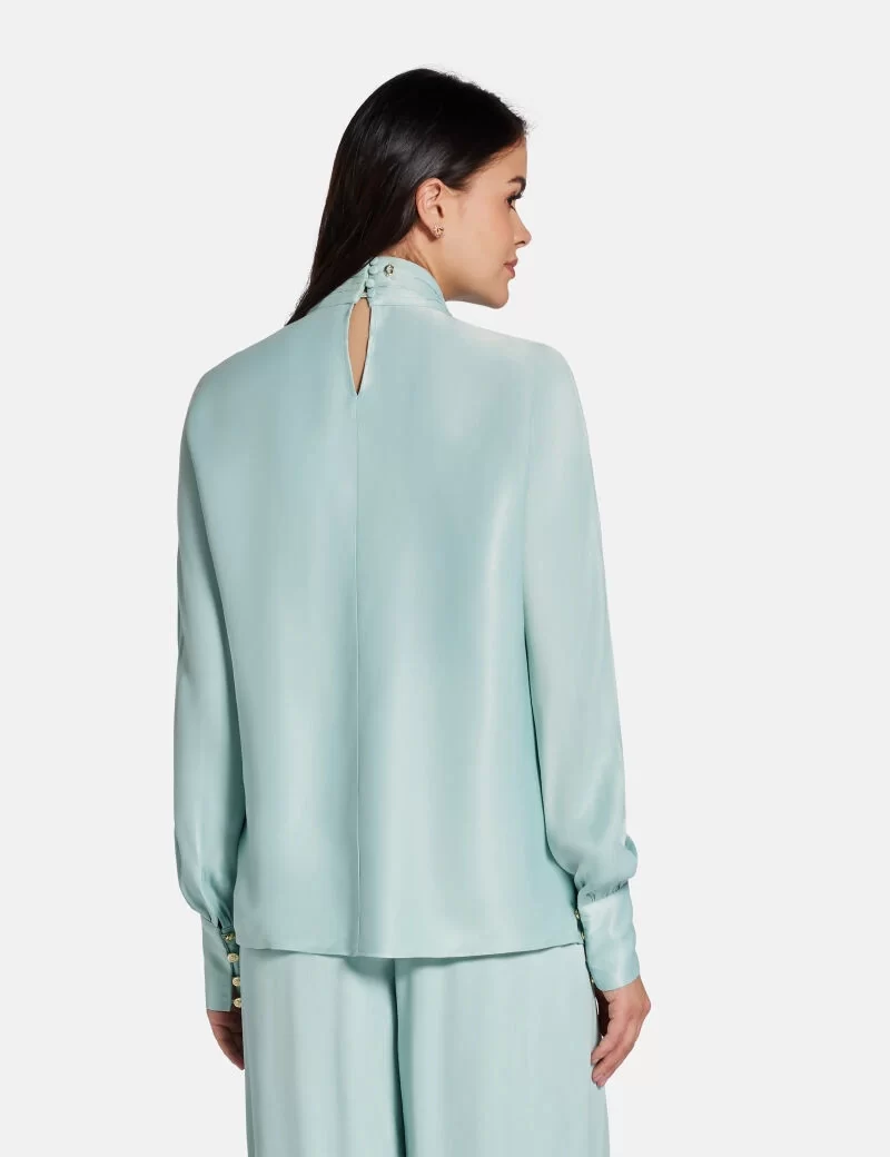 Guess Claıre Ls Blouse Kadın Yeşil Bluz W5PH1FWHHB0-G7R6