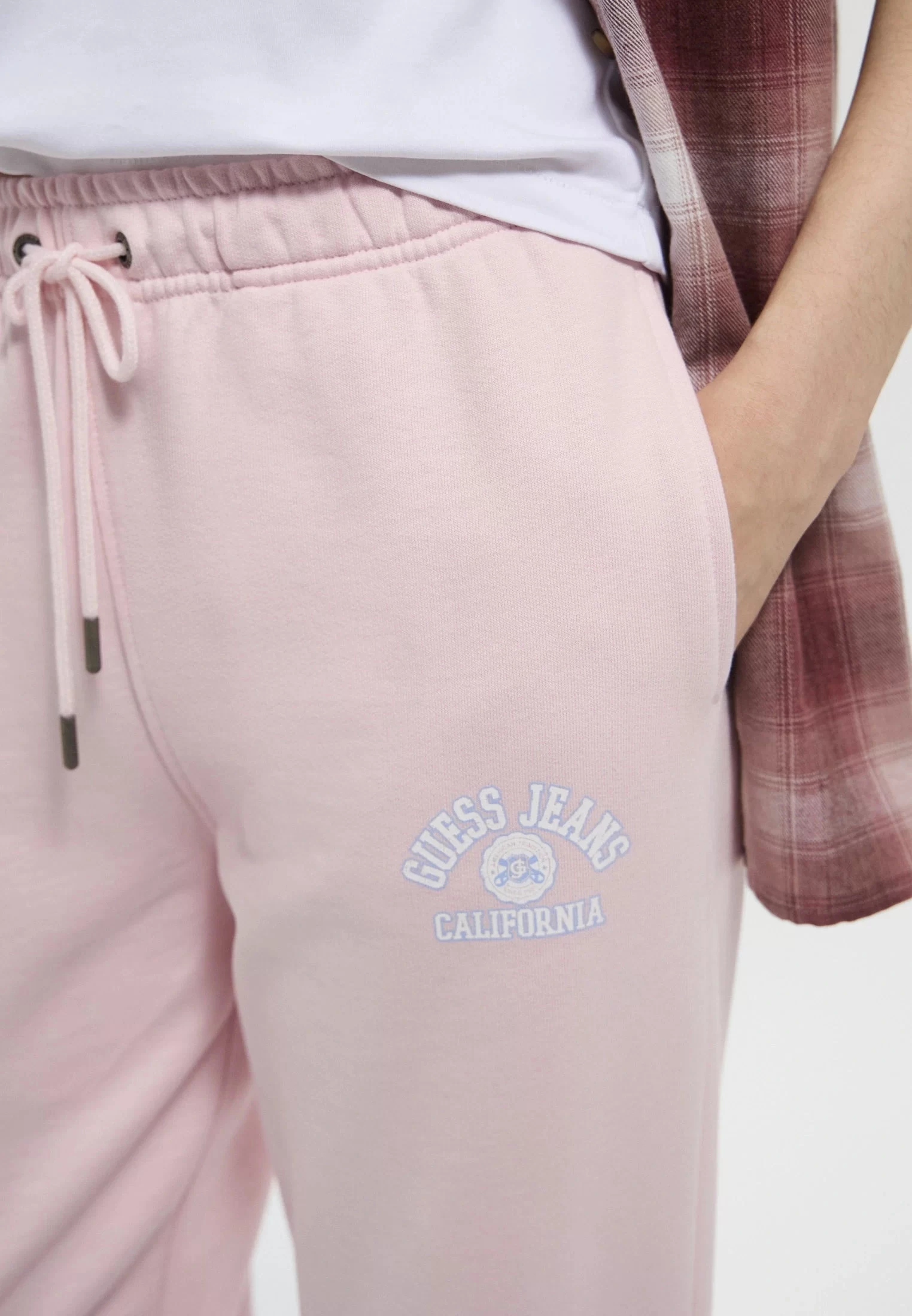 Guess jeans Gj Pants Iconıc Fleece Kadın Pembe Eşofman Altı W5RB63K68I4-A61U