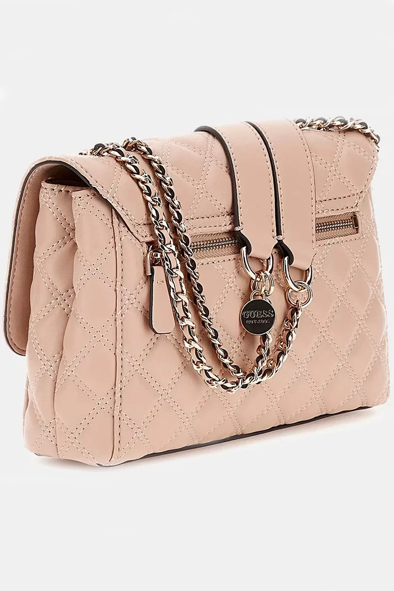 Guess Kadın Pembe Giully İki Bölmeli Dönüştürülebilir Flap Ç