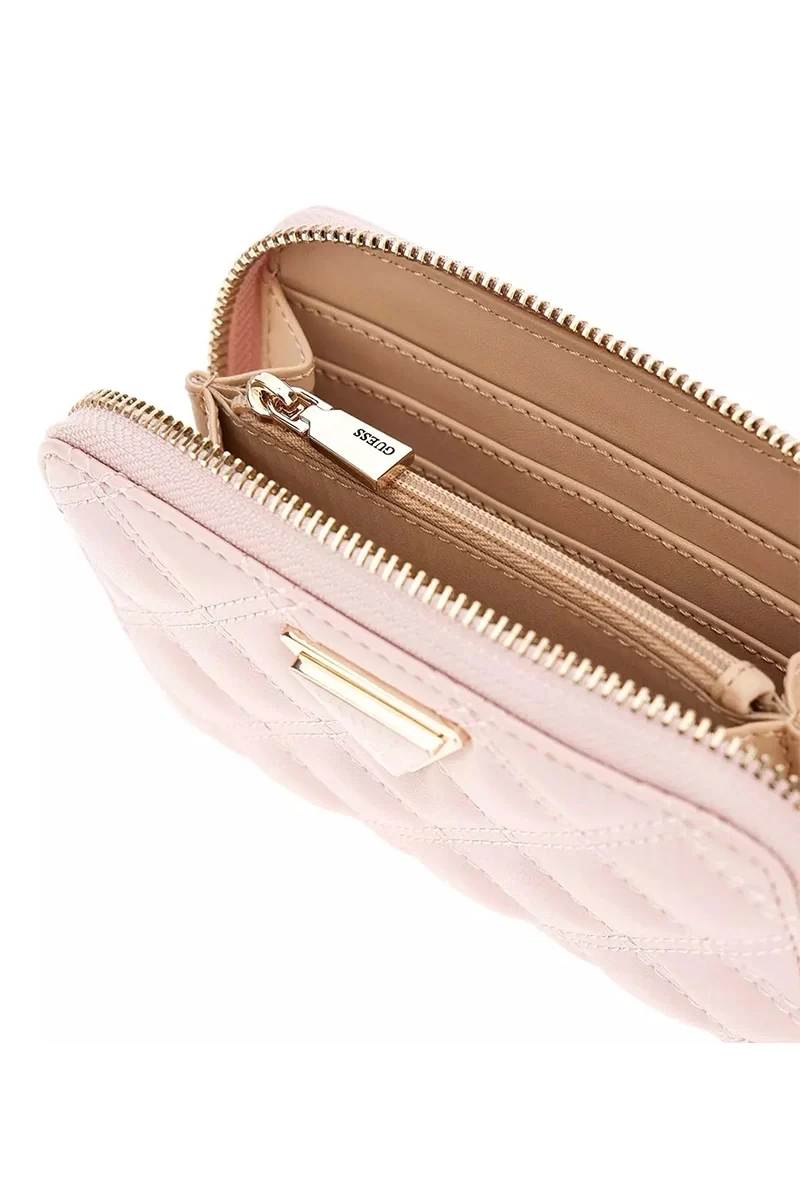 Guess Gıully Slg Medıum Zıp Around Kadın Pembe Cüzdan SWQG8748140-POE