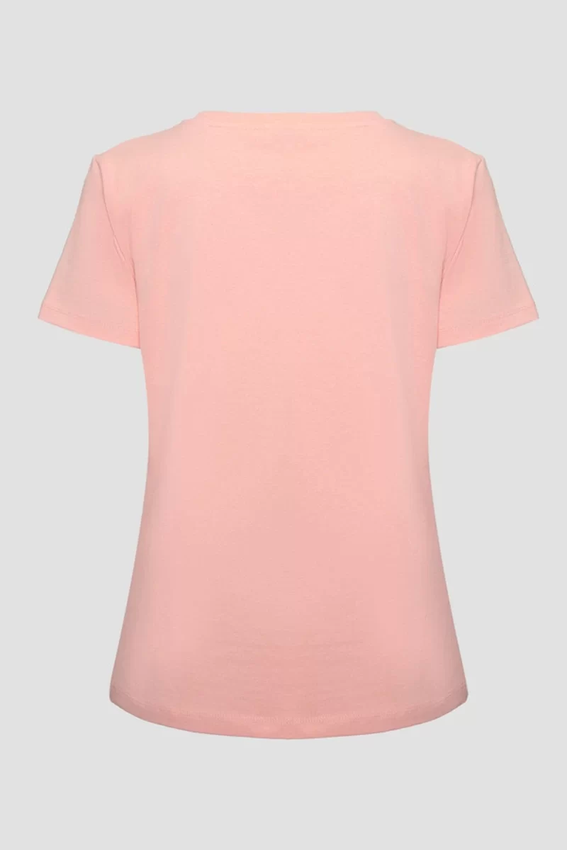 Guess Irıs Jersey T-Shırt Kadın Pembe T-Shirt V5GI06KCRZ1-C420